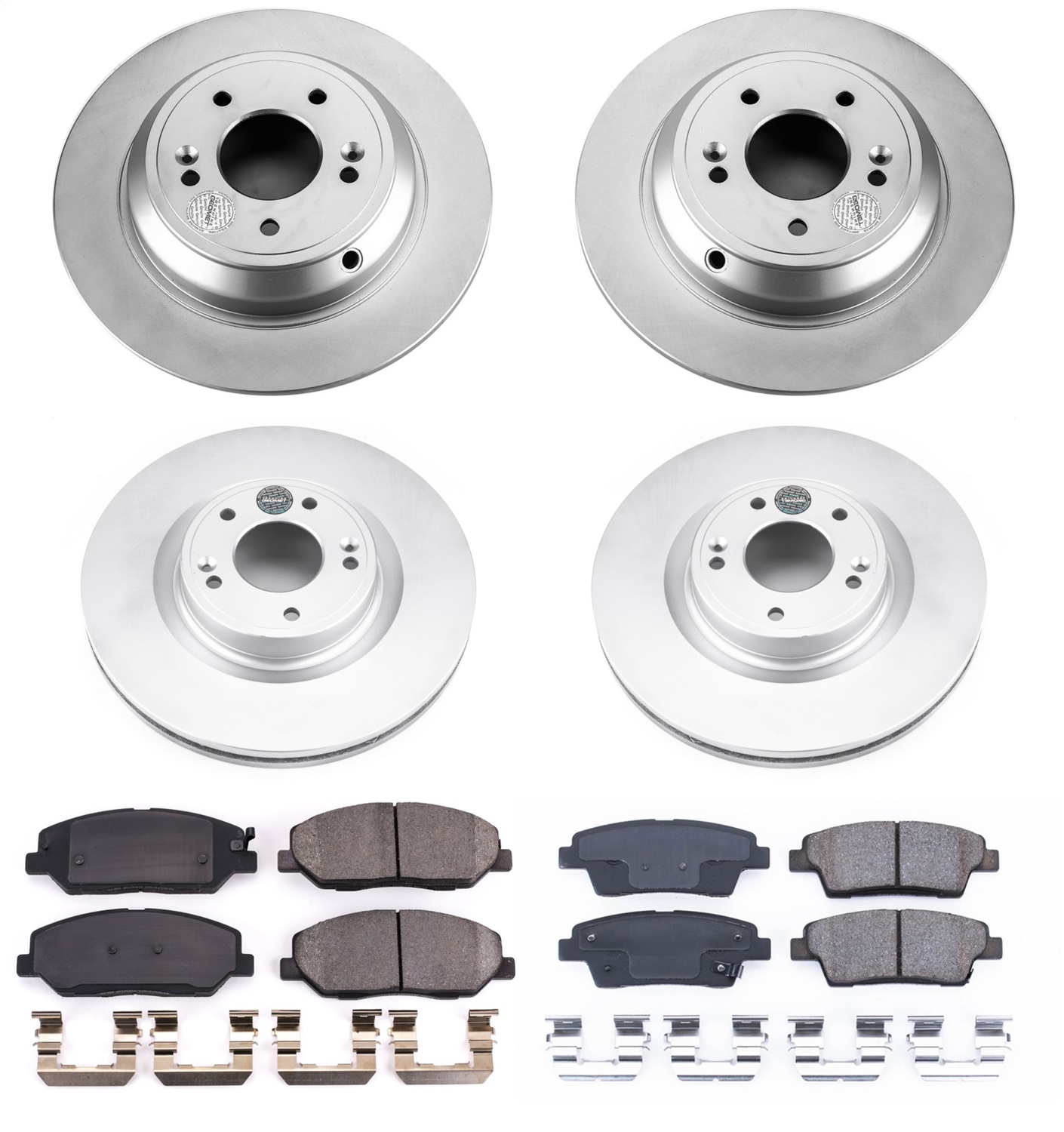Power Stop - CRK5923 - Front and Rear - Disc Brake Pad and Rotor Kit