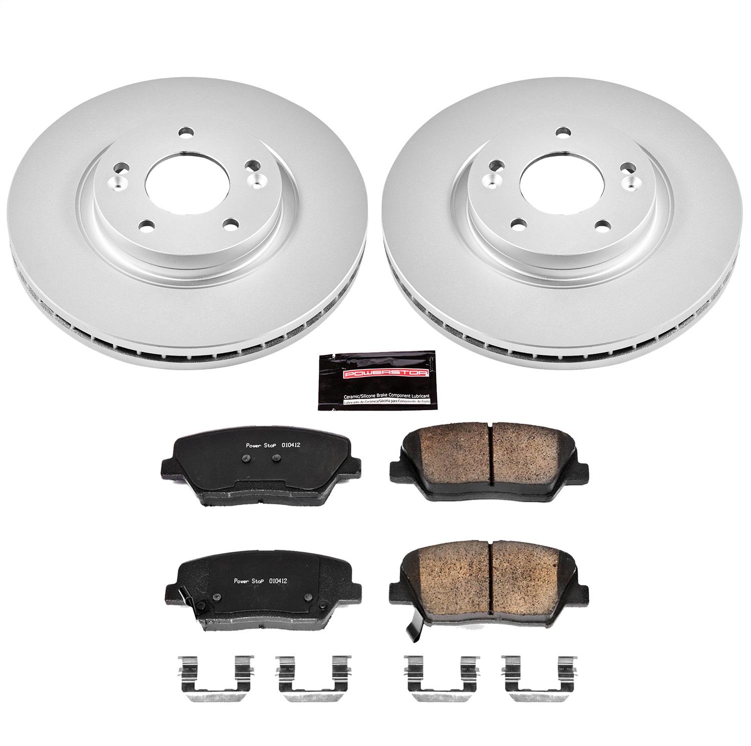 Power Stop - CRK5926 - Front - Disc Brake Pad and Rotor Kit