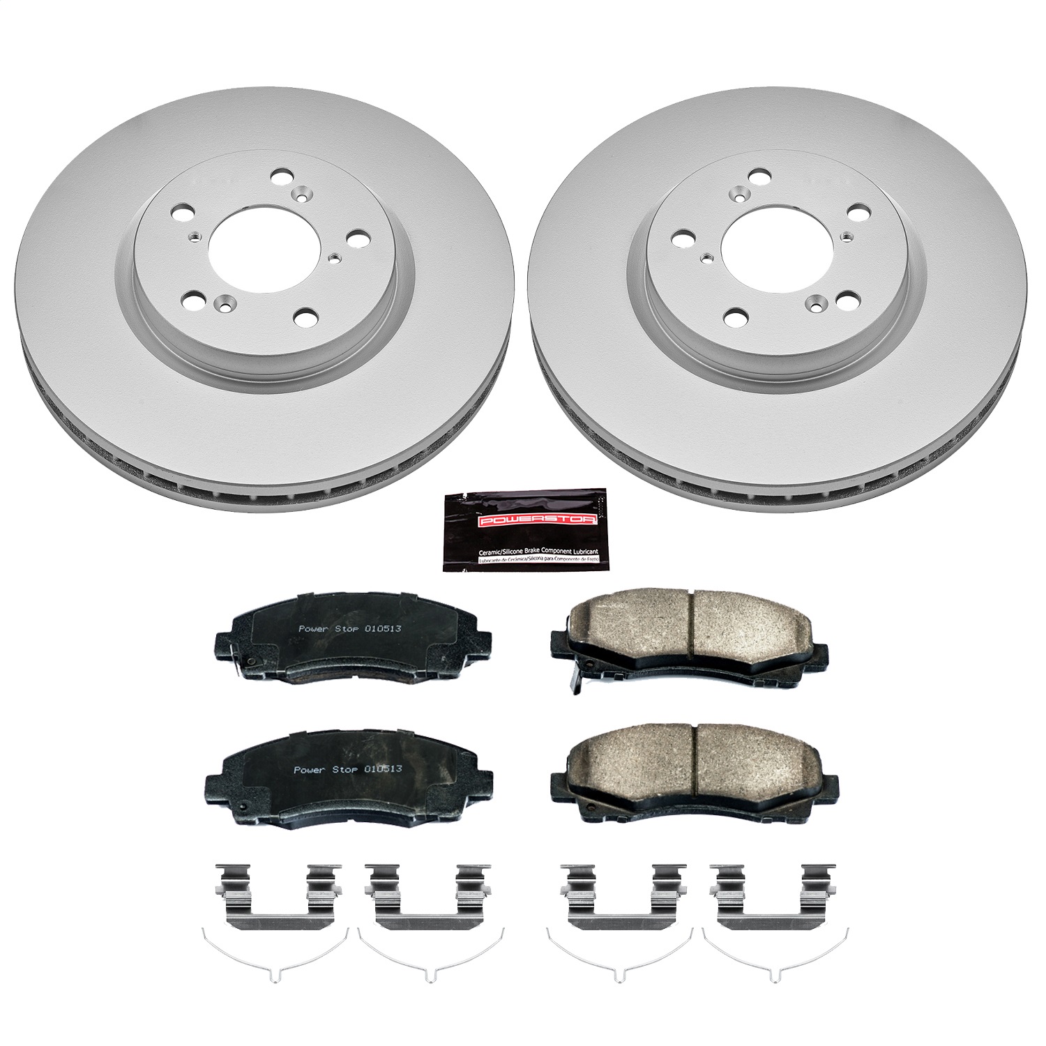 Power Stop - CRK5939 - Front - Disc Brake Pad and Rotor Kit