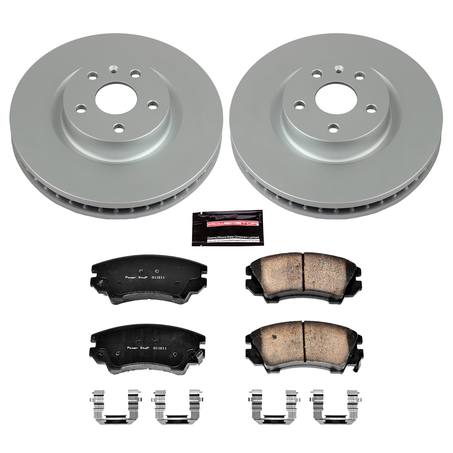 Power Stop - CRK5948 - Front - Disc Brake Pad and Rotor Kit