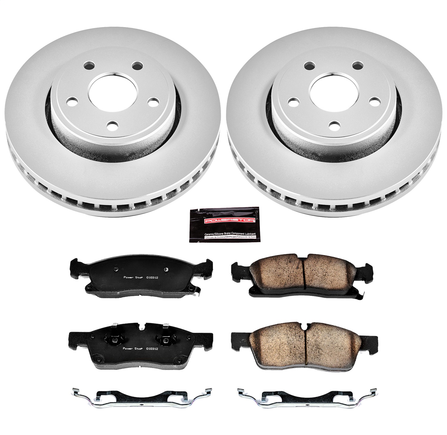 Power Stop - CRK5951 - Front - Disc Brake Pad and Rotor Kit