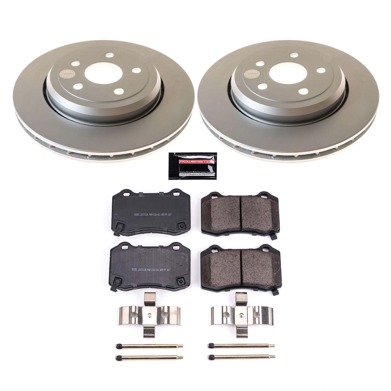 Power Stop - CRK5956 - Rear - Disc Brake Pad and Rotor Kit
