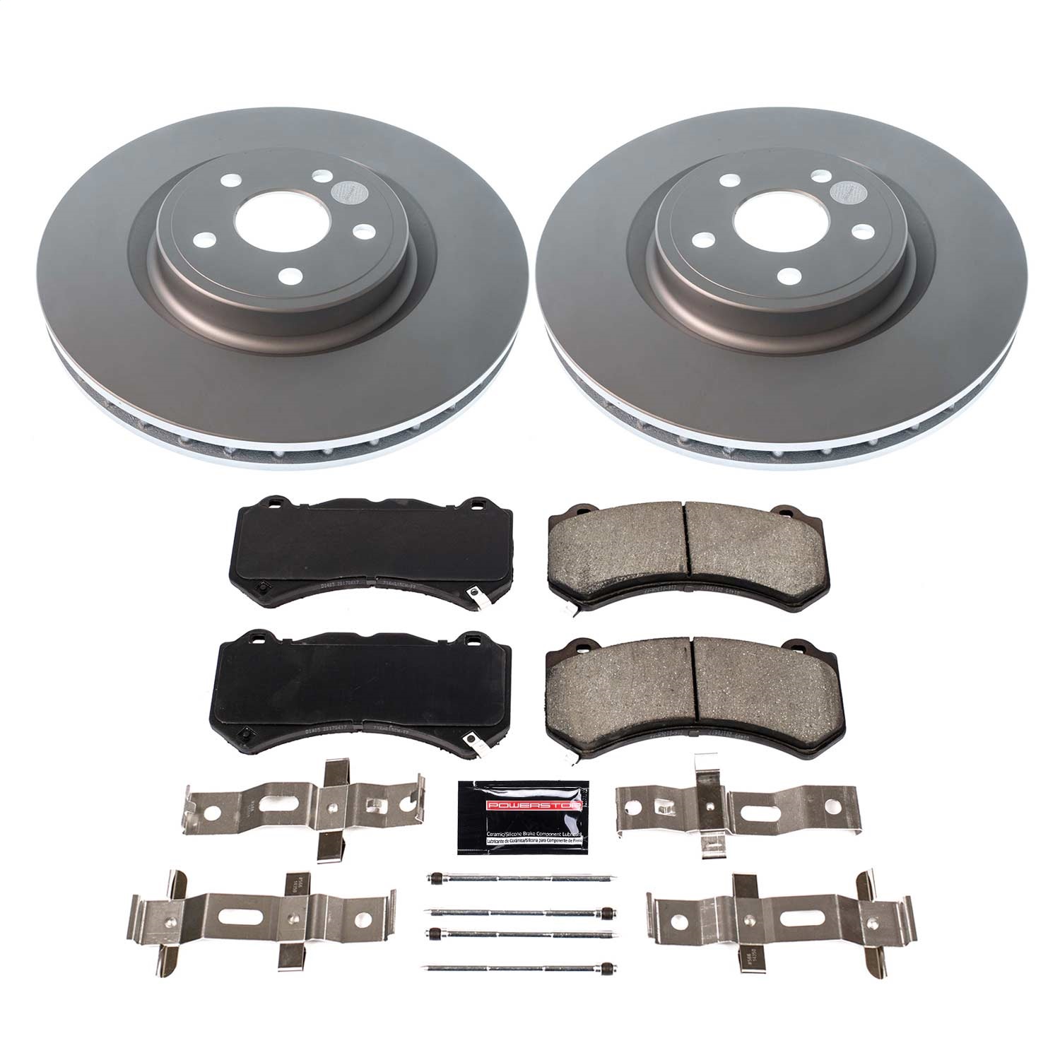 Power Stop - CRK5957 - Front - Disc Brake Pad and Rotor Kit