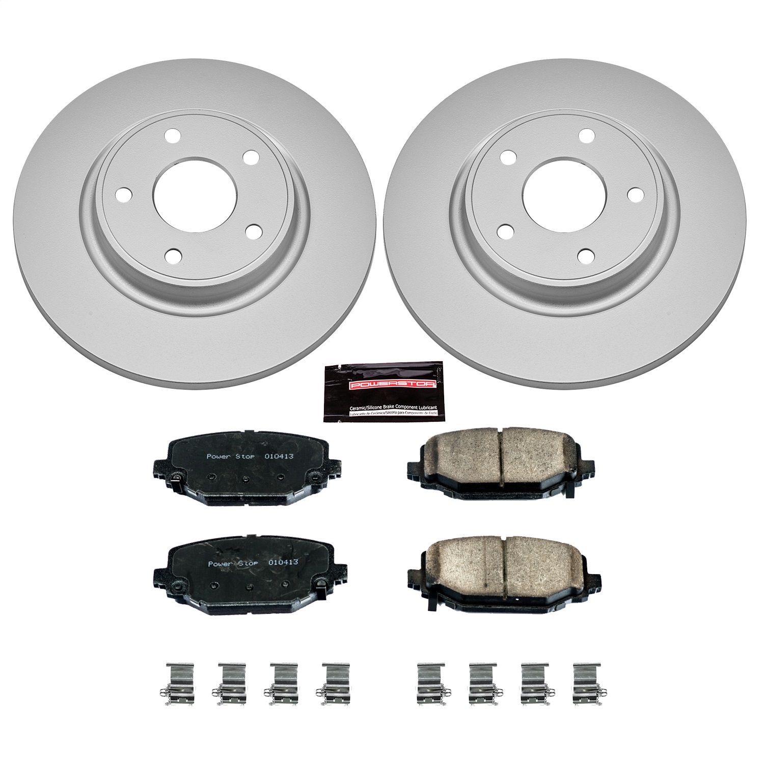 Power Stop - CRK5961 - Rear - Disc Brake Pad and Rotor Kit