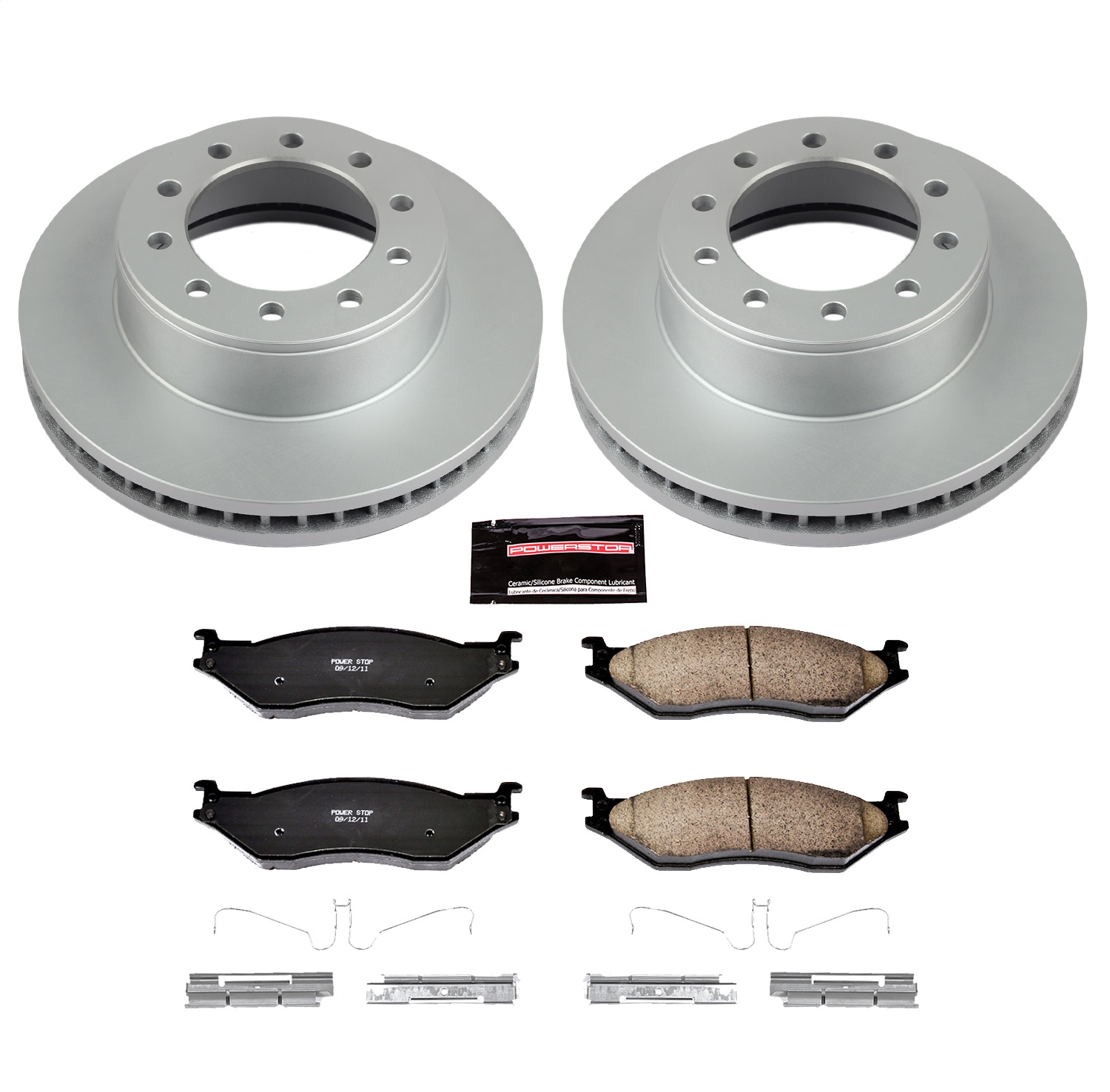 Power Stop - CRK5964 - Front - Disc Brake Pad and Rotor Kit