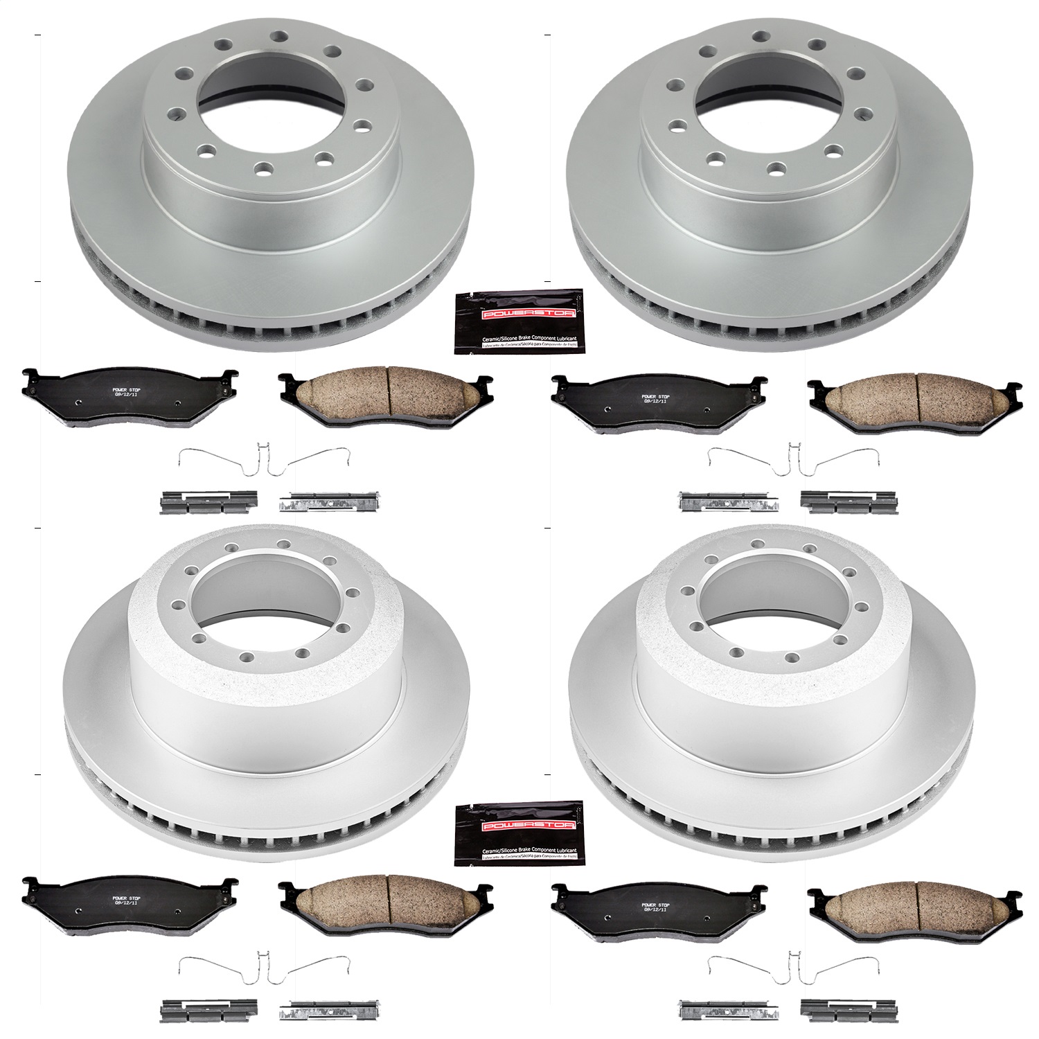 Power Stop - CRK5965 - Front and Rear - Disc Brake Pad and Rotor Kit