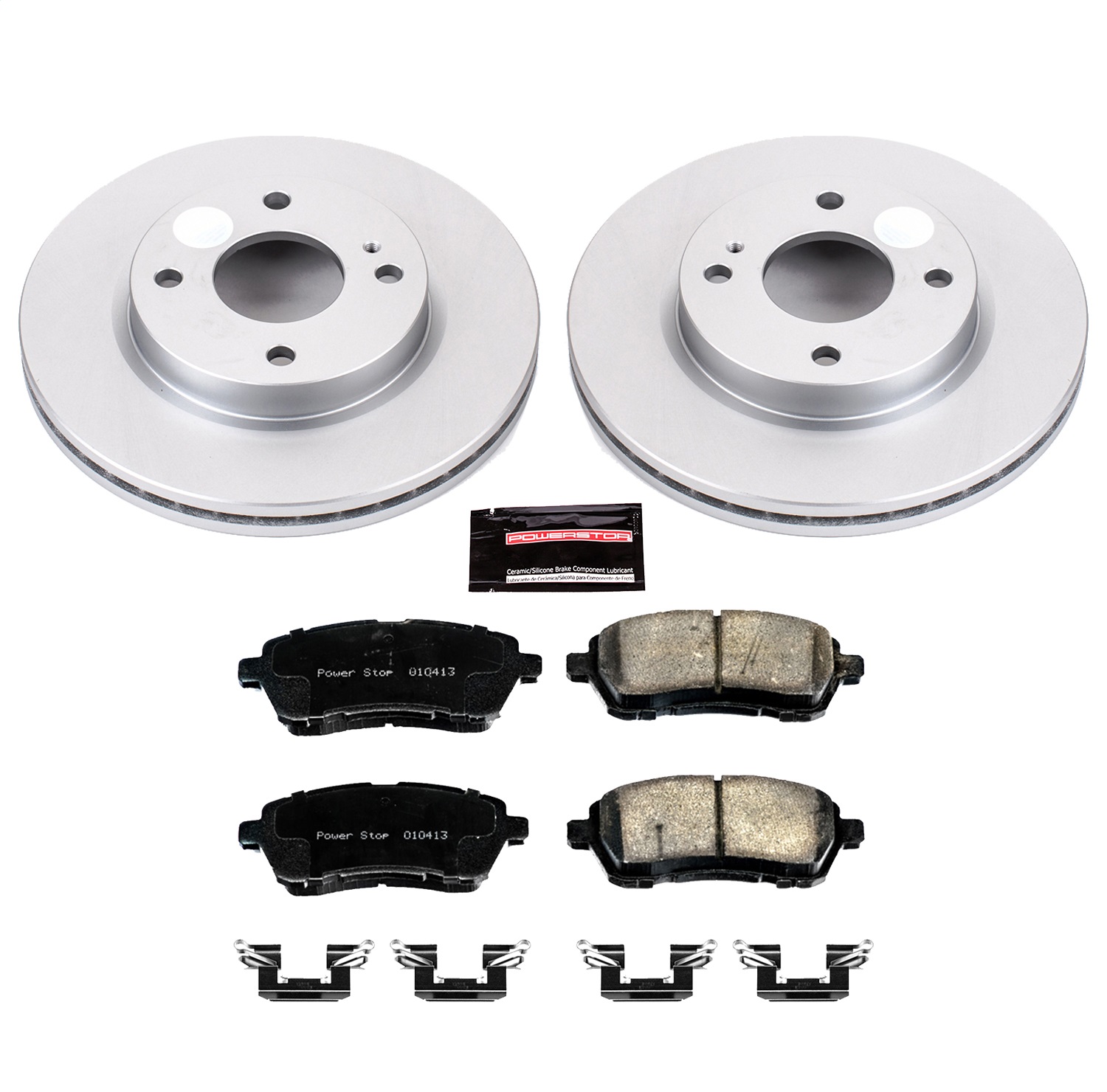 Power Stop - CRK5969 - Front - Disc Brake Pad and Rotor Kit