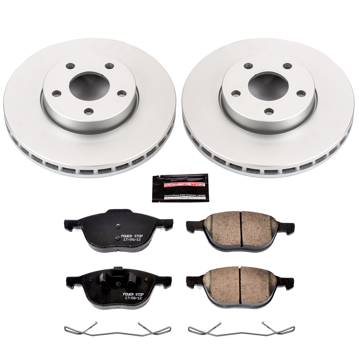 Power Stop - CRK5976 - Front - Disc Brake Pad and Rotor Kit