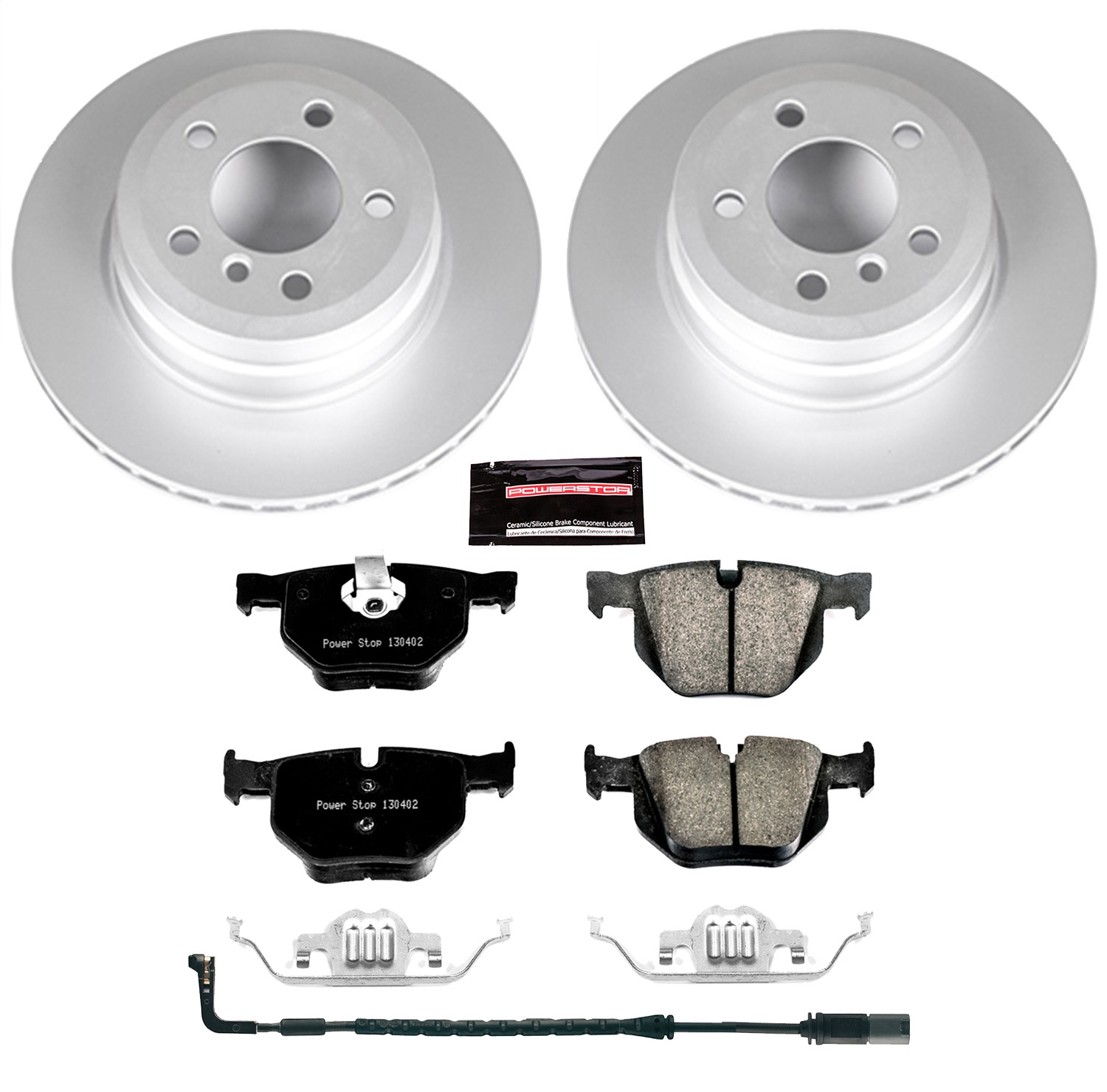 Power Stop - CRK5984 - Rear - Disc Brake Pad and Rotor Kit