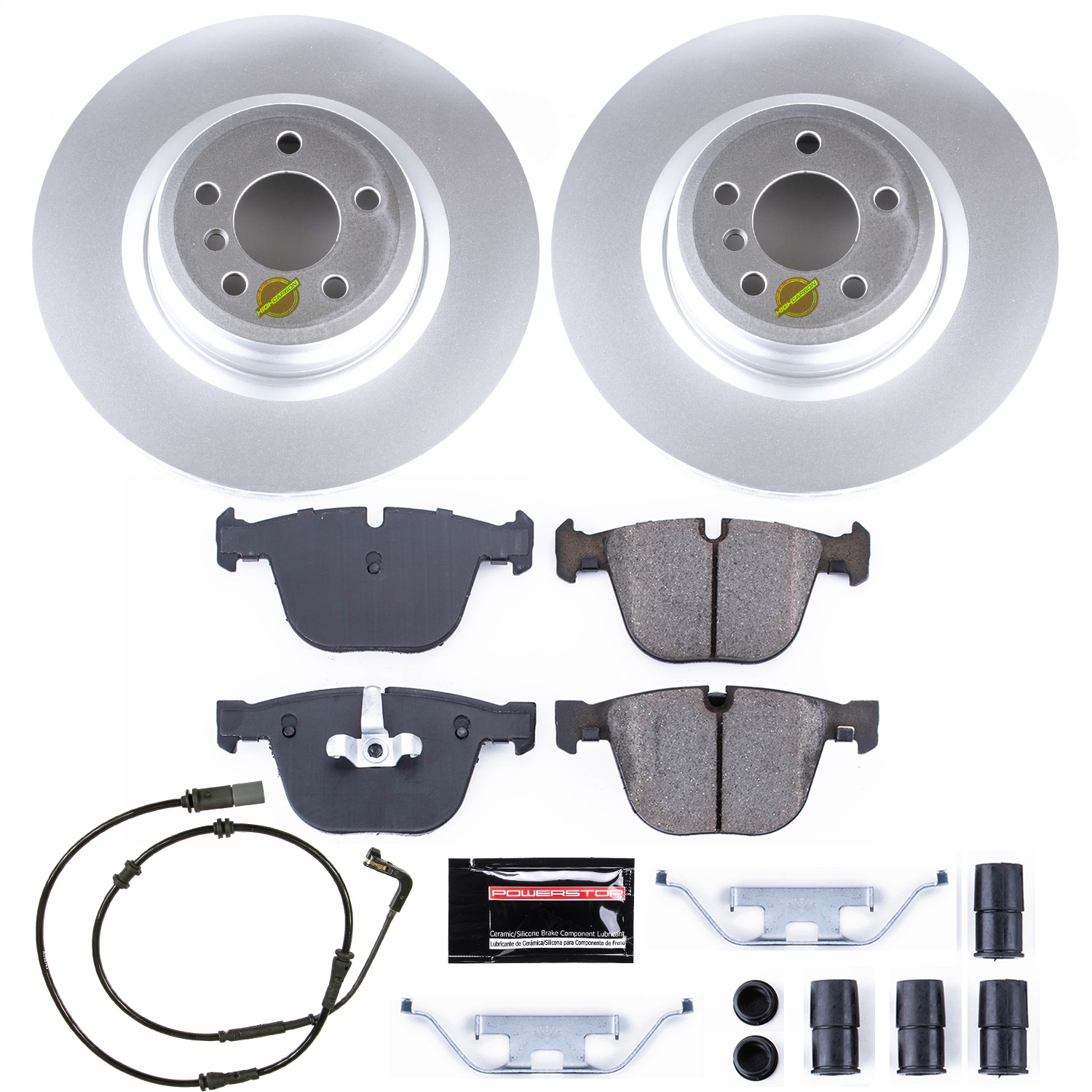 Power Stop - CRK6014 - Rear - Disc Brake Pad and Rotor Kit