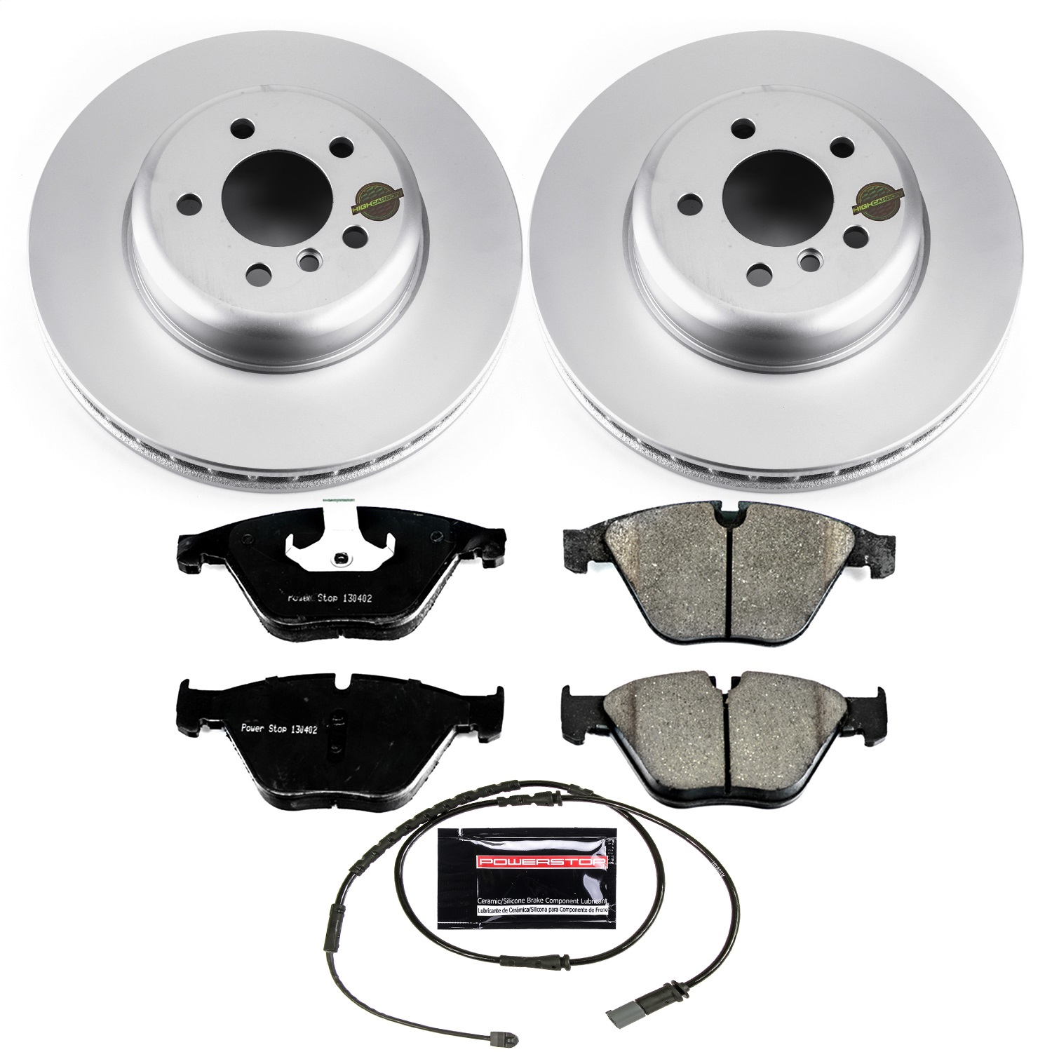 Power Stop - CRK6020 - Front - Disc Brake Pad and Rotor Kit