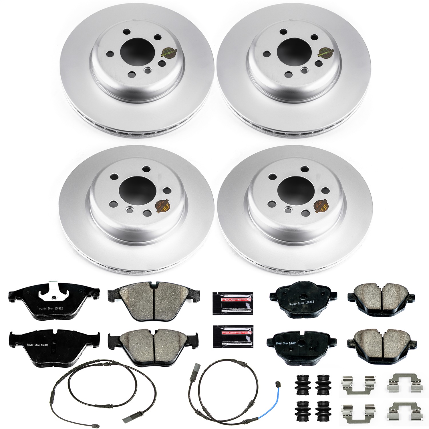 Power Stop - CRK6023 - Front and Rear - Disc Brake Pad and Rotor Kit
