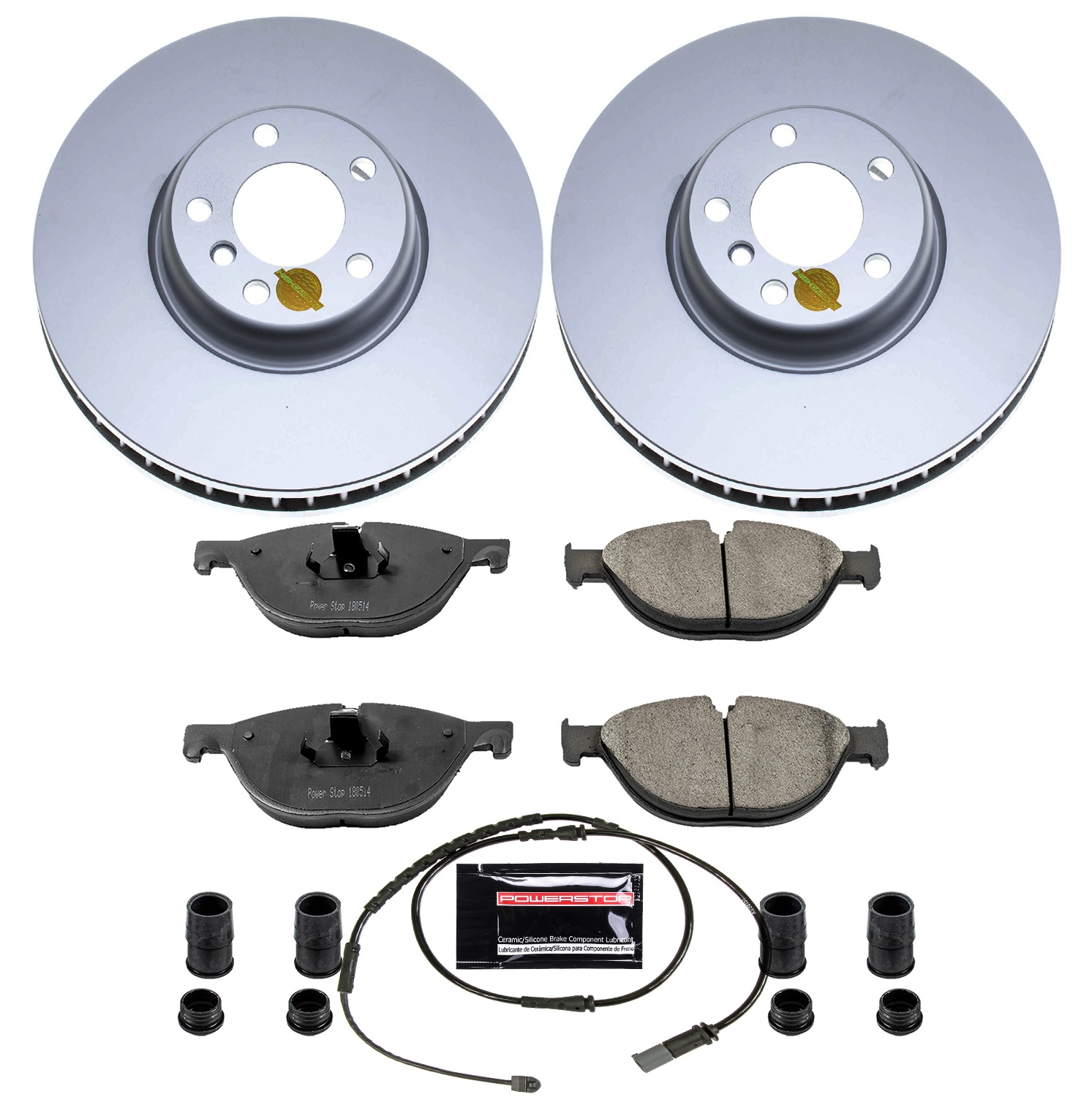 Power Stop - CRK6026 - Front - Disc Brake Pad and Rotor Kit