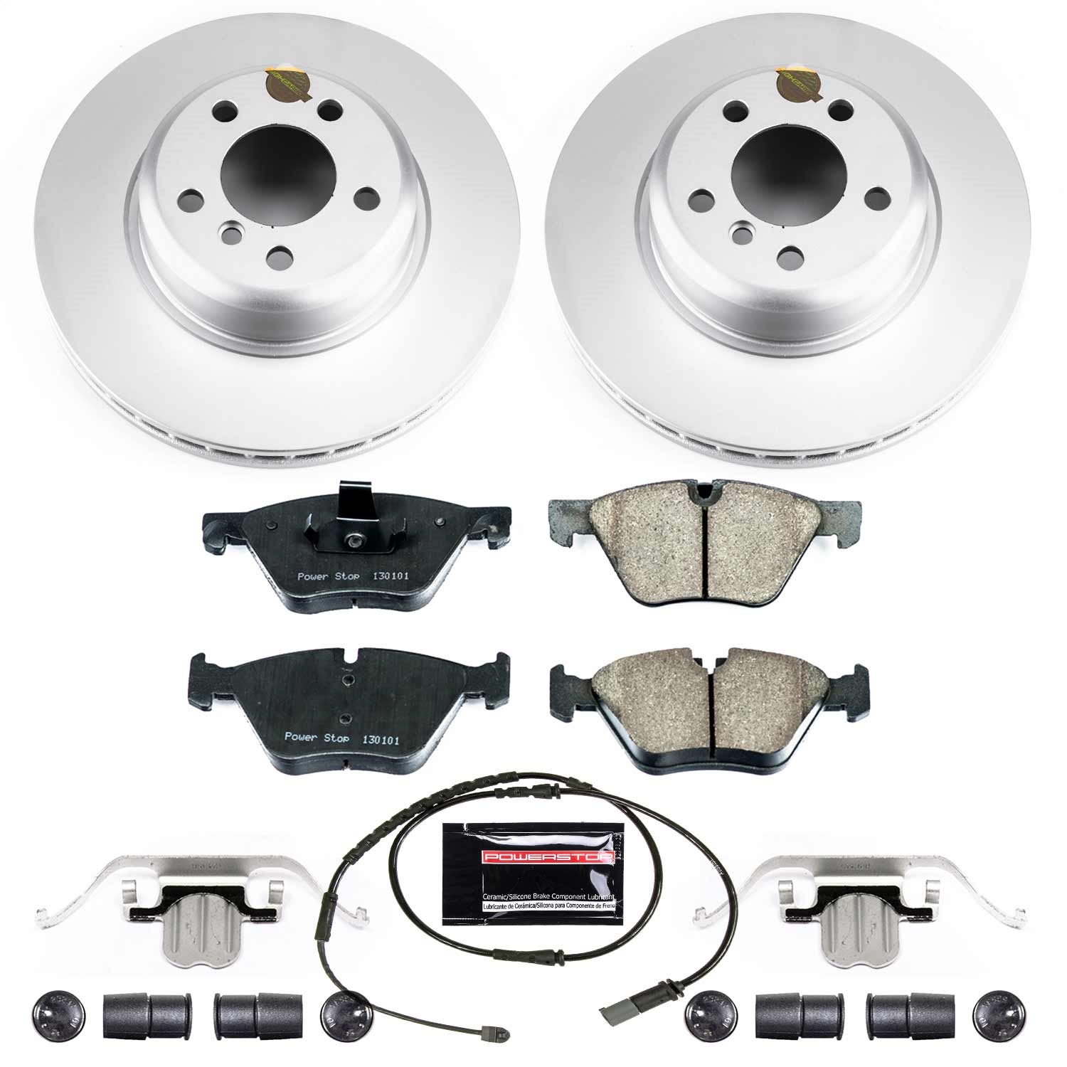 Power Stop - CRK6032 - Front - Disc Brake Pad and Rotor Kit