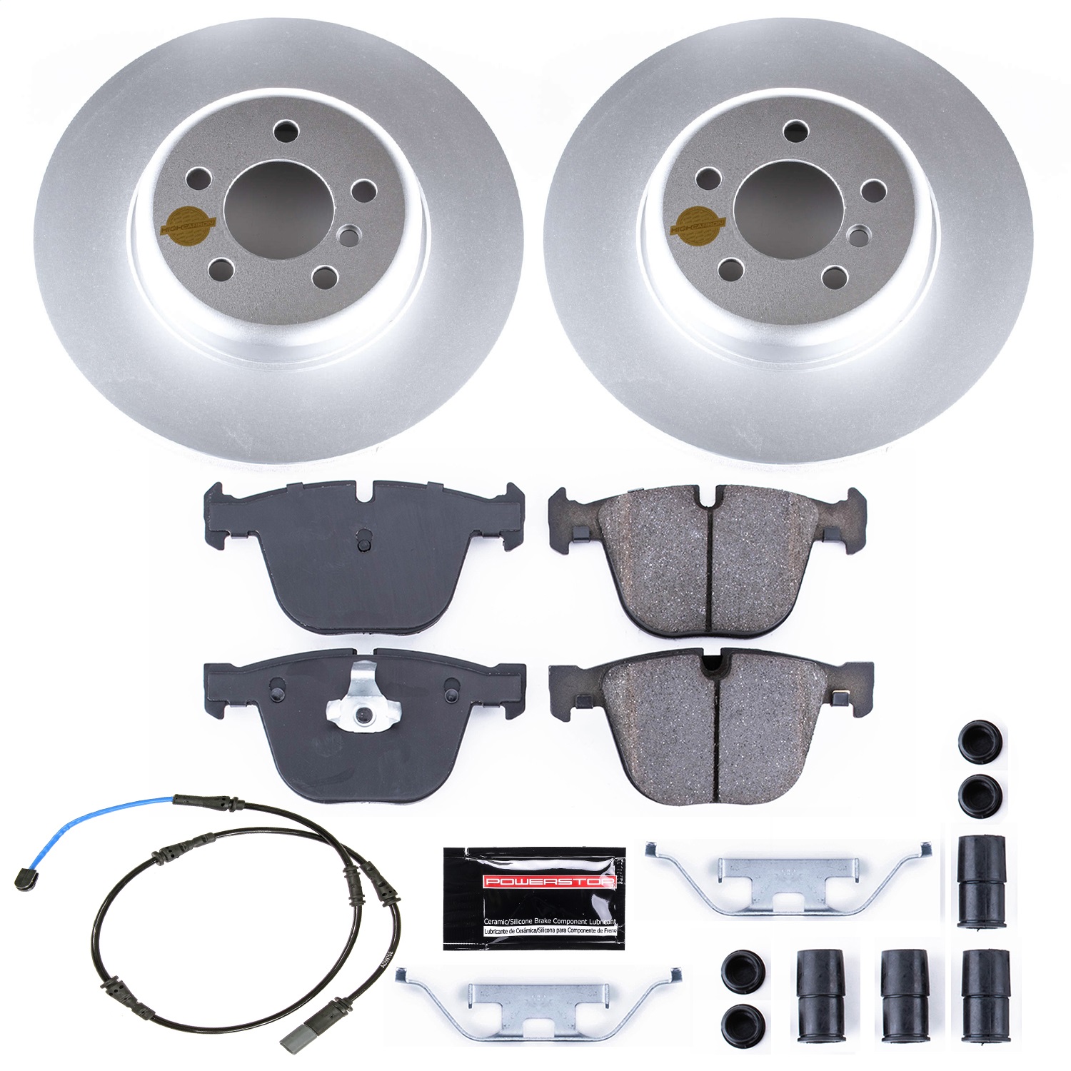 Power Stop - CRK6035 - Rear - Disc Brake Pad and Rotor Kit