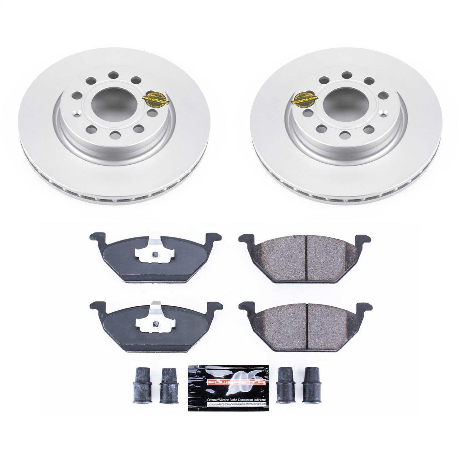 Power Stop - CRK6041 - Front - Disc Brake Pad and Rotor Kit