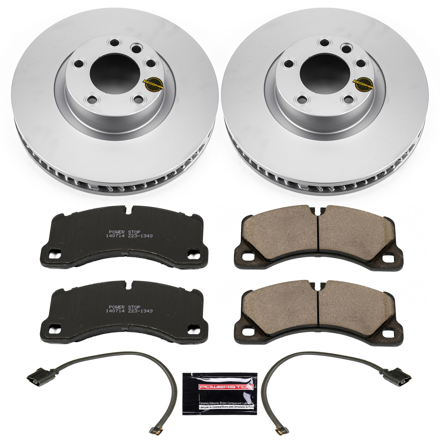 Power Stop - CRK6042 - Front - Disc Brake Pad and Rotor Kit