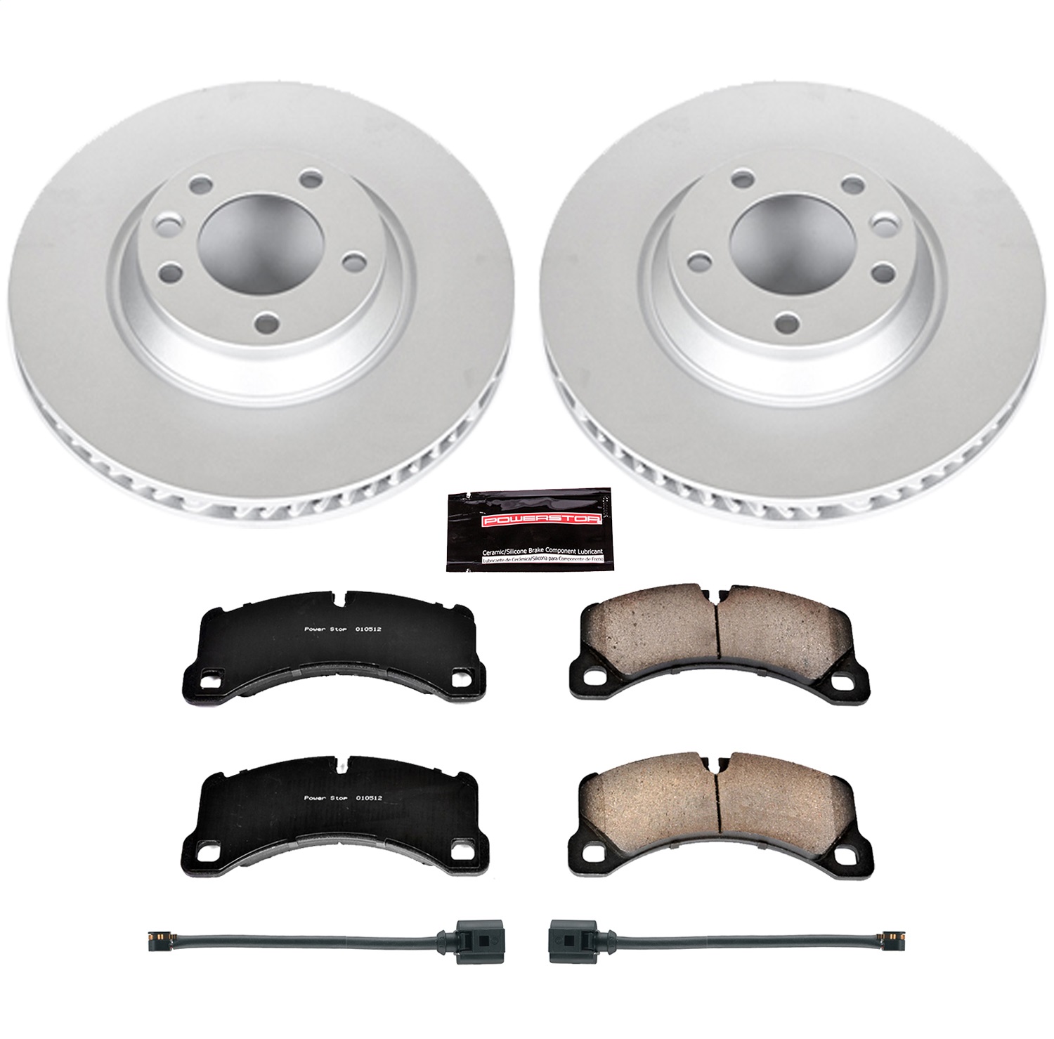 Power Stop - CRK6049 - Front - Disc Brake Pad and Rotor Kit
