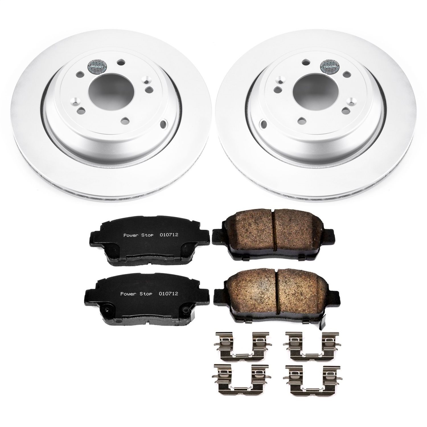 Power Stop - CRK6098 - Front - Disc Brake Pad and Rotor Kit