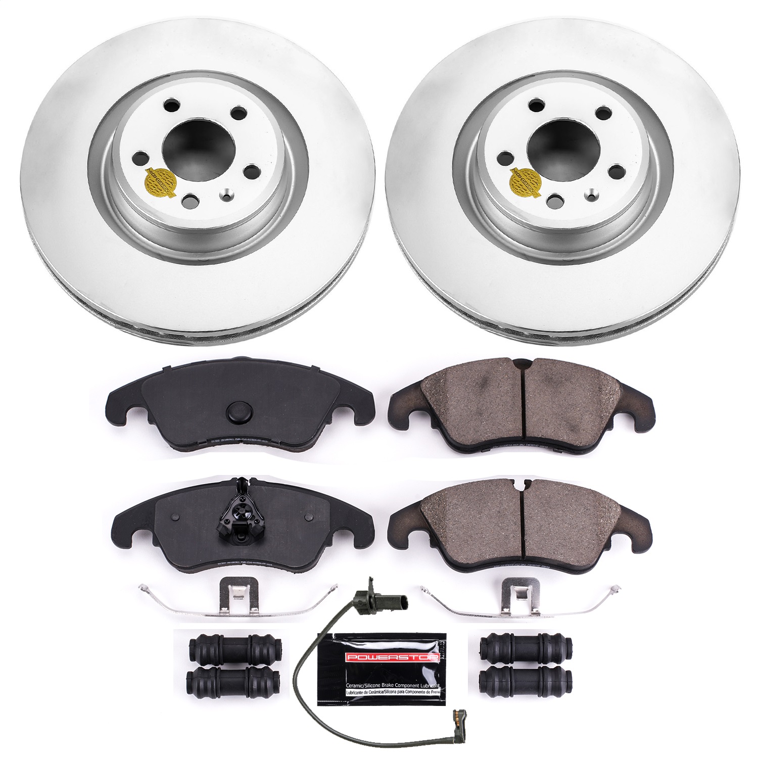 Power Stop - CRK6140 - Front - Disc Brake Pad and Rotor Kit