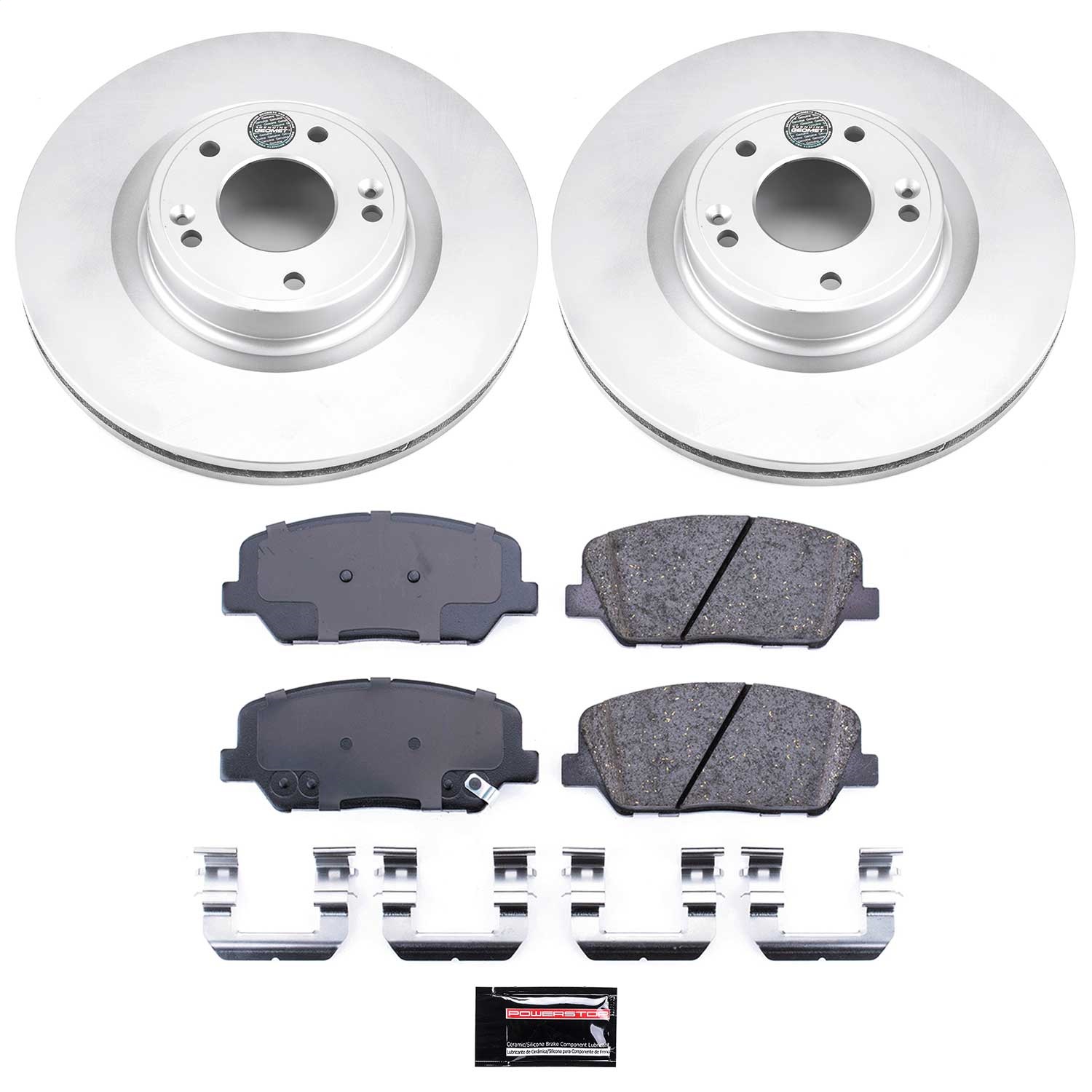 Power Stop - CRK6169 - Front - Disc Brake Pad and Rotor Kit
