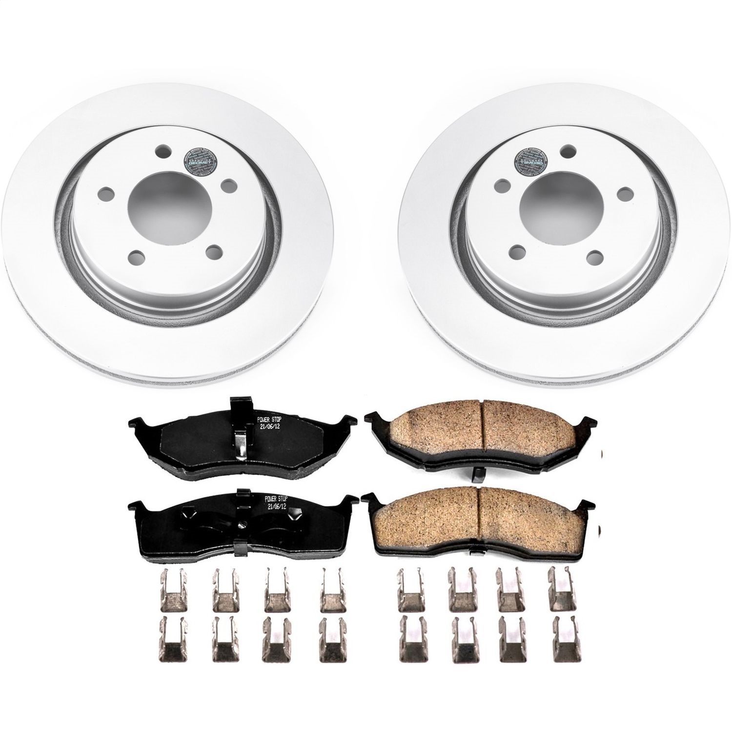 Power Stop - CRK6179 - Front - Disc Brake Pad and Rotor Kit
