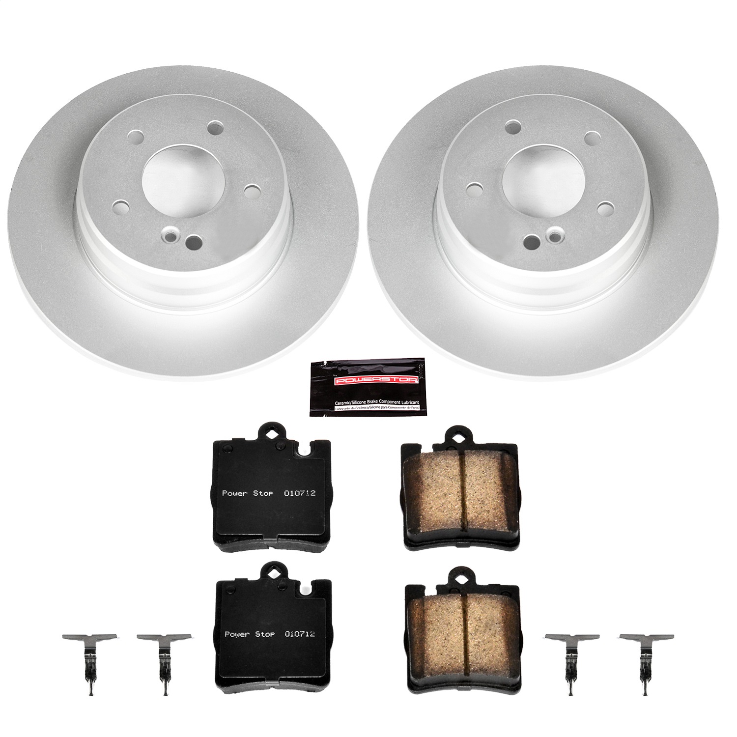 Power Stop - CRK620 - Rear - Disc Brake Pad and Rotor Kit