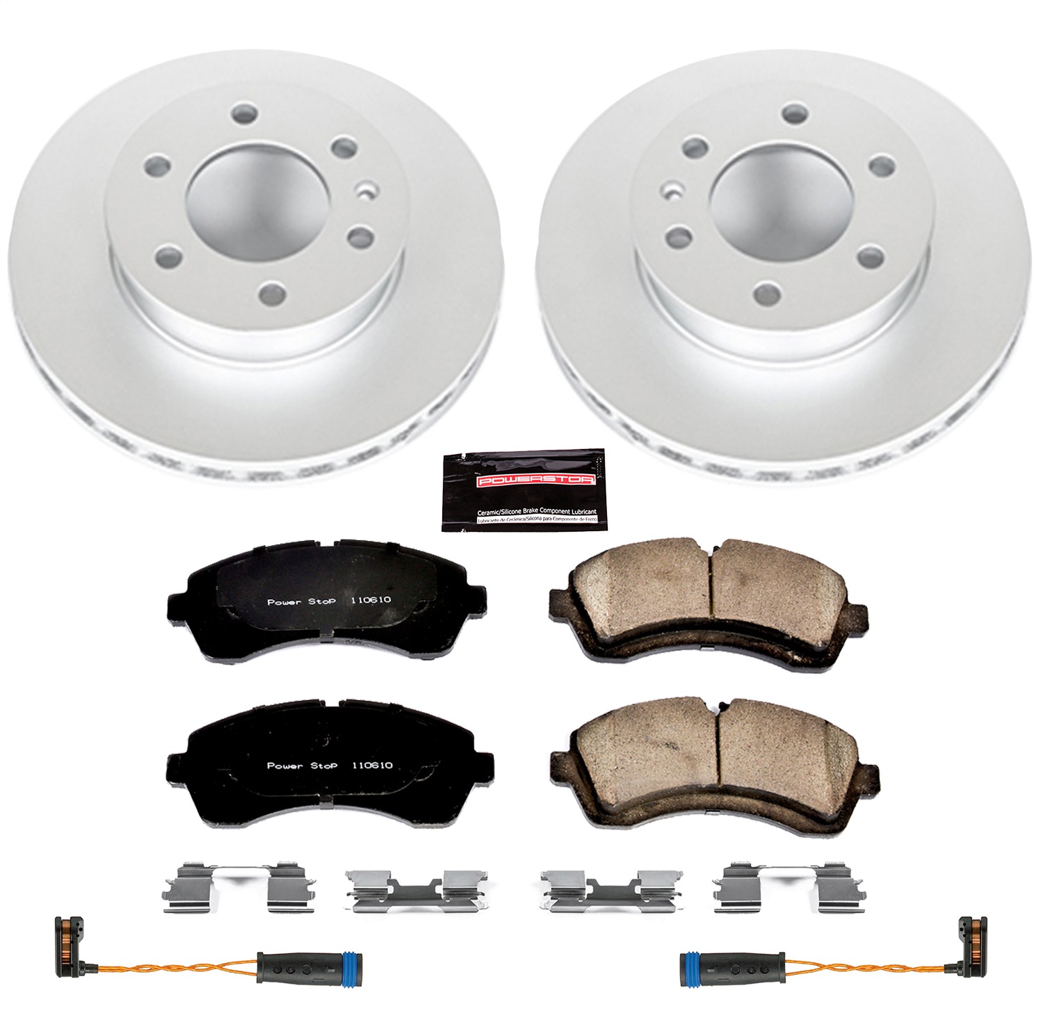Power Stop - CRK6234 - Front - Disc Brake Pad and Rotor Kit