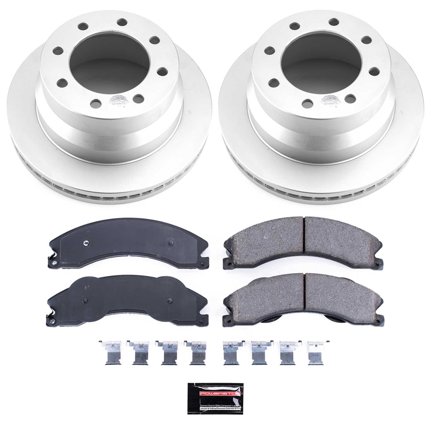 Power Stop - CRK6257 - Rear - Disc Brake Pad and Rotor Kit