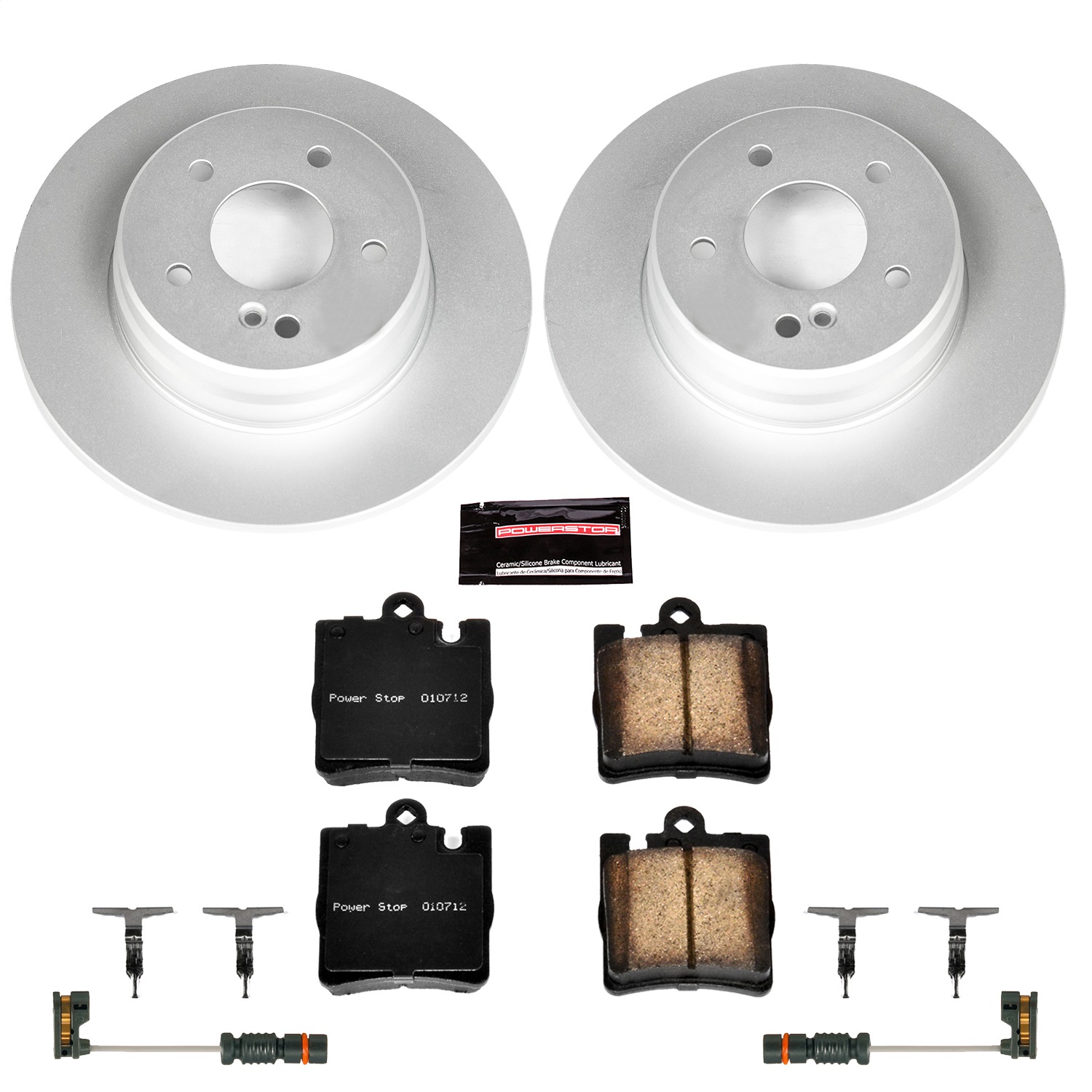 Power Stop - CRK627 - Rear - Disc Brake Pad and Rotor Kit
