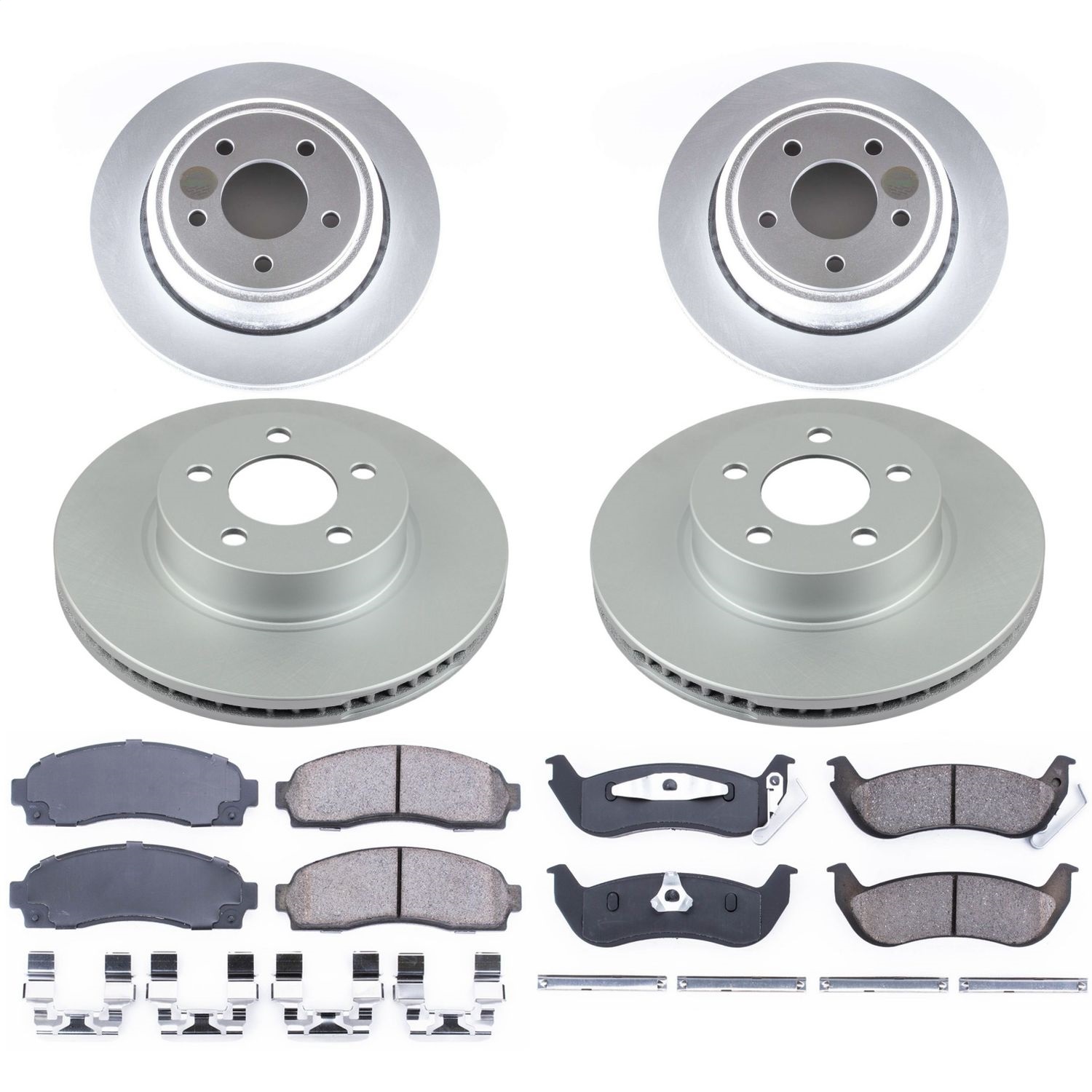 Power Stop - CRK6273 - Front and Rear - Disc Brake Pad and Rotor Kit