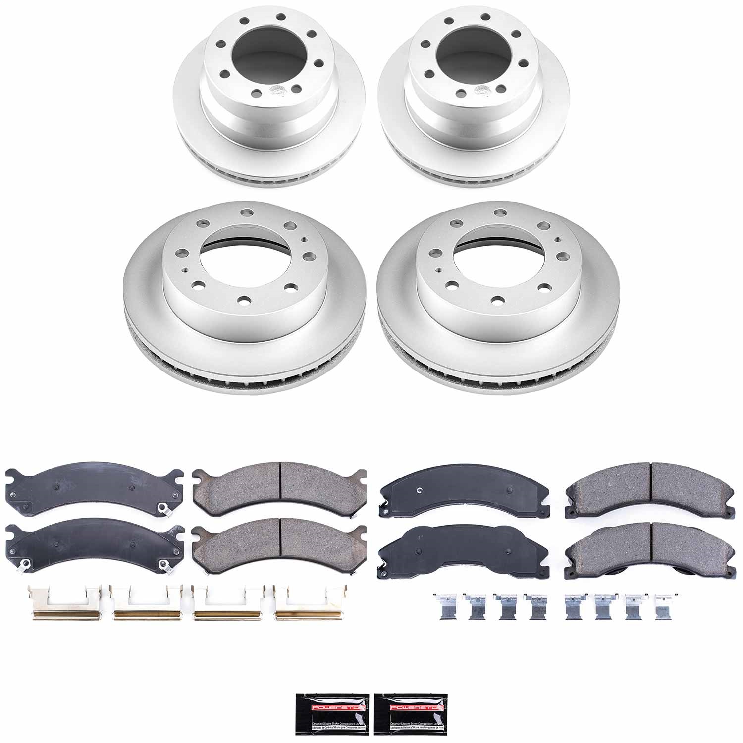 Power Stop - CRK6274 - Front and Rear - Disc Brake Pad and Rotor Kit