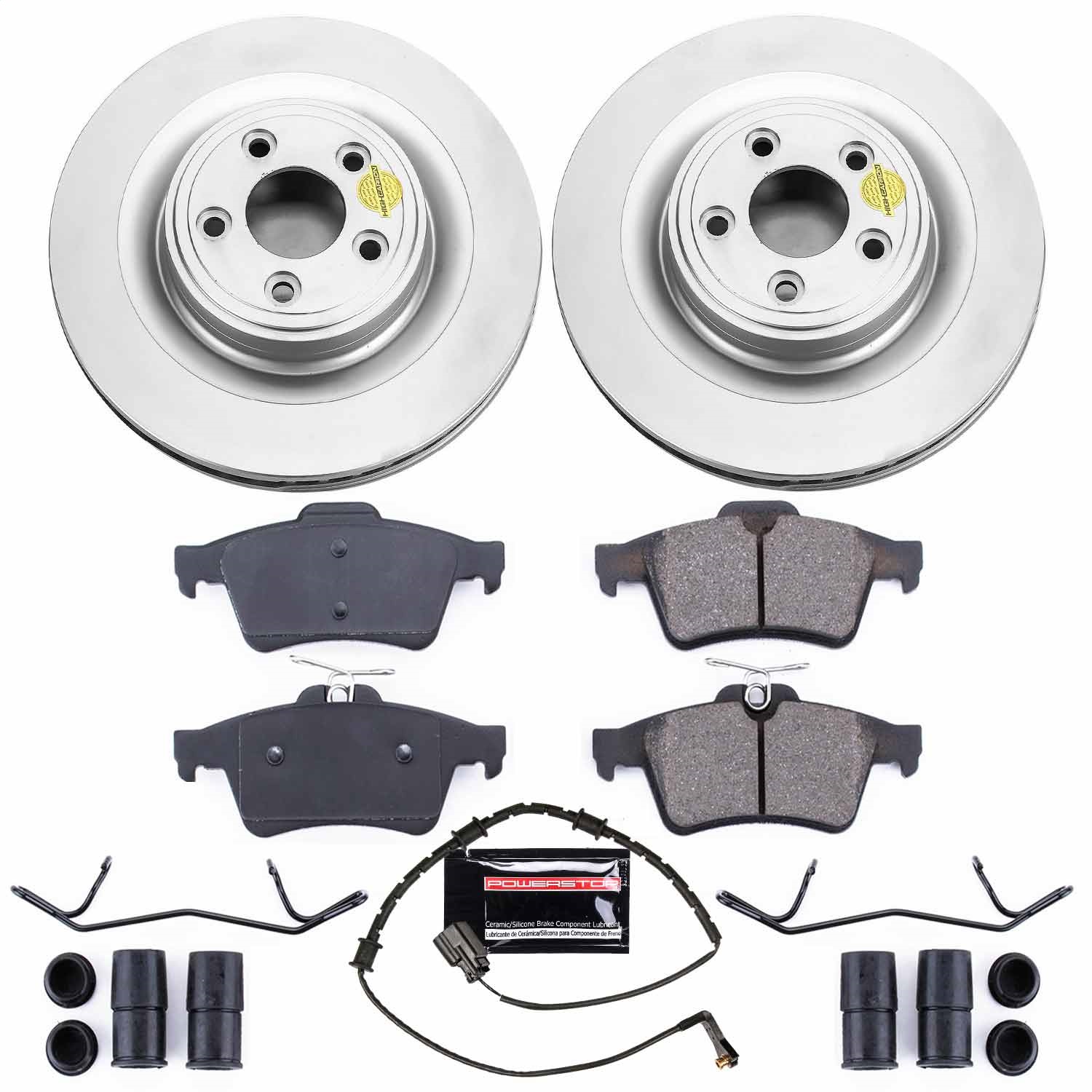 Power Stop - CRK6279 - Rear - Disc Brake Pad and Rotor Kit