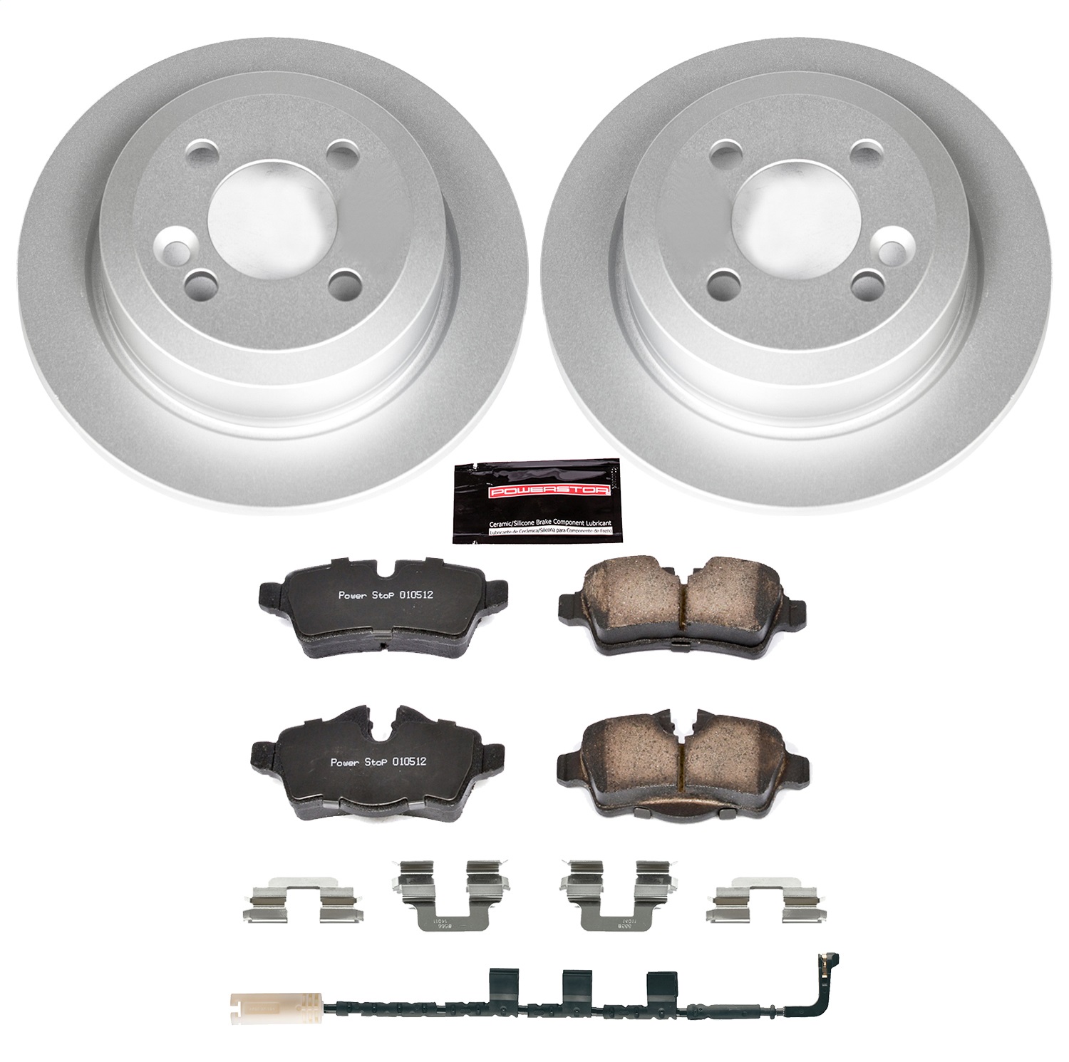 Power Stop - CRK6281 - Rear - Disc Brake Pad and Rotor Kit