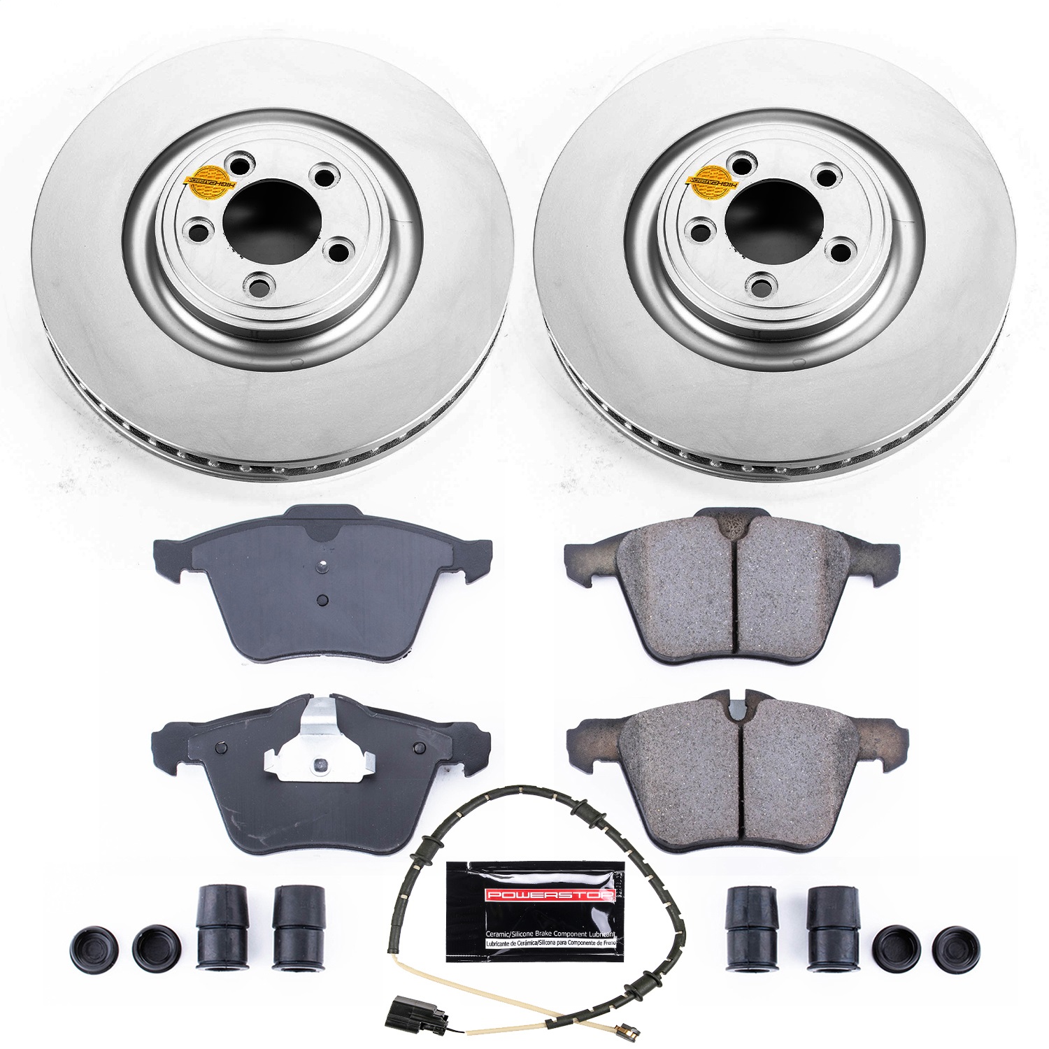 Power Stop - CRK6282 - Front - Disc Brake Pad and Rotor Kit