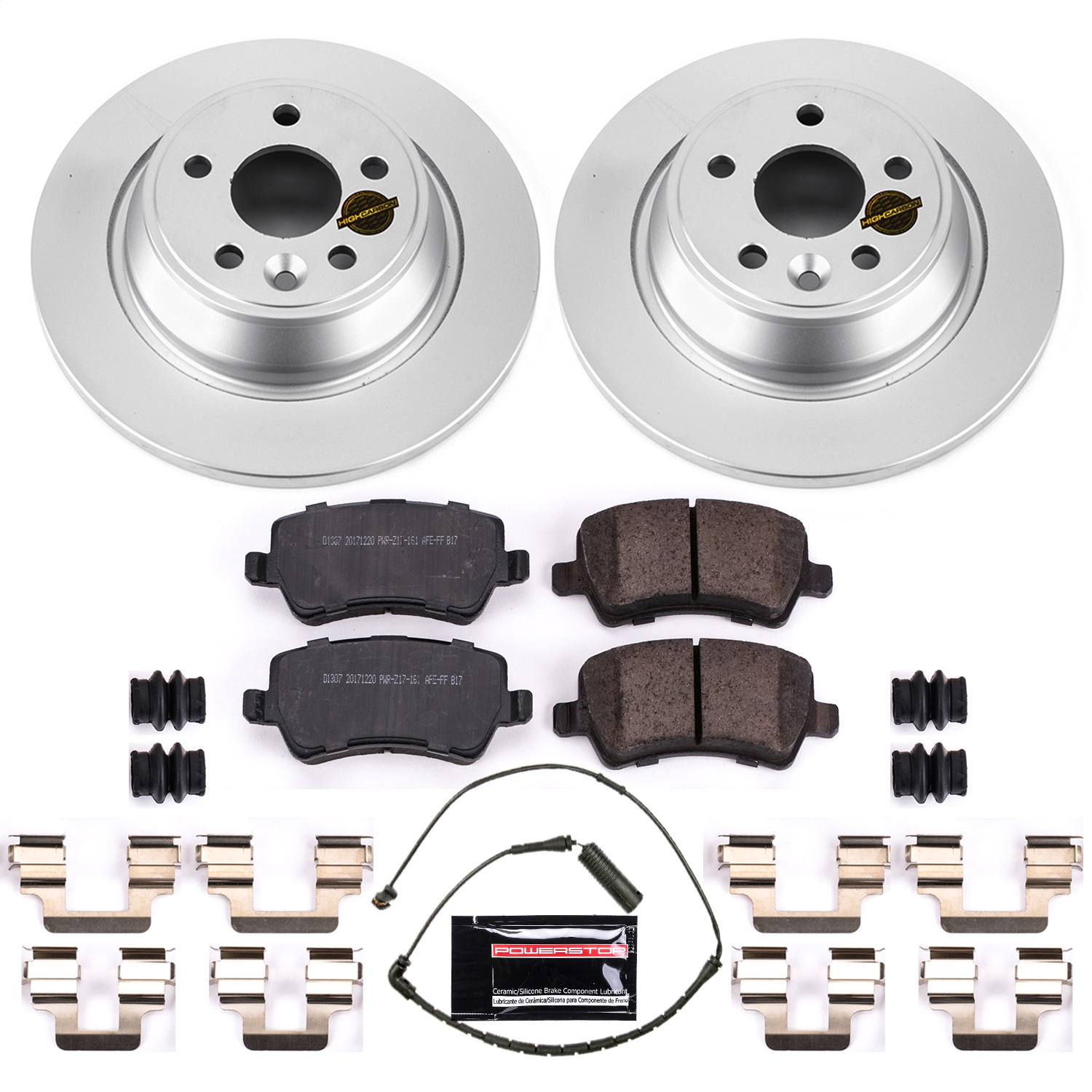 Power Stop - CRK6293 - Rear - Disc Brake Pad and Rotor Kit