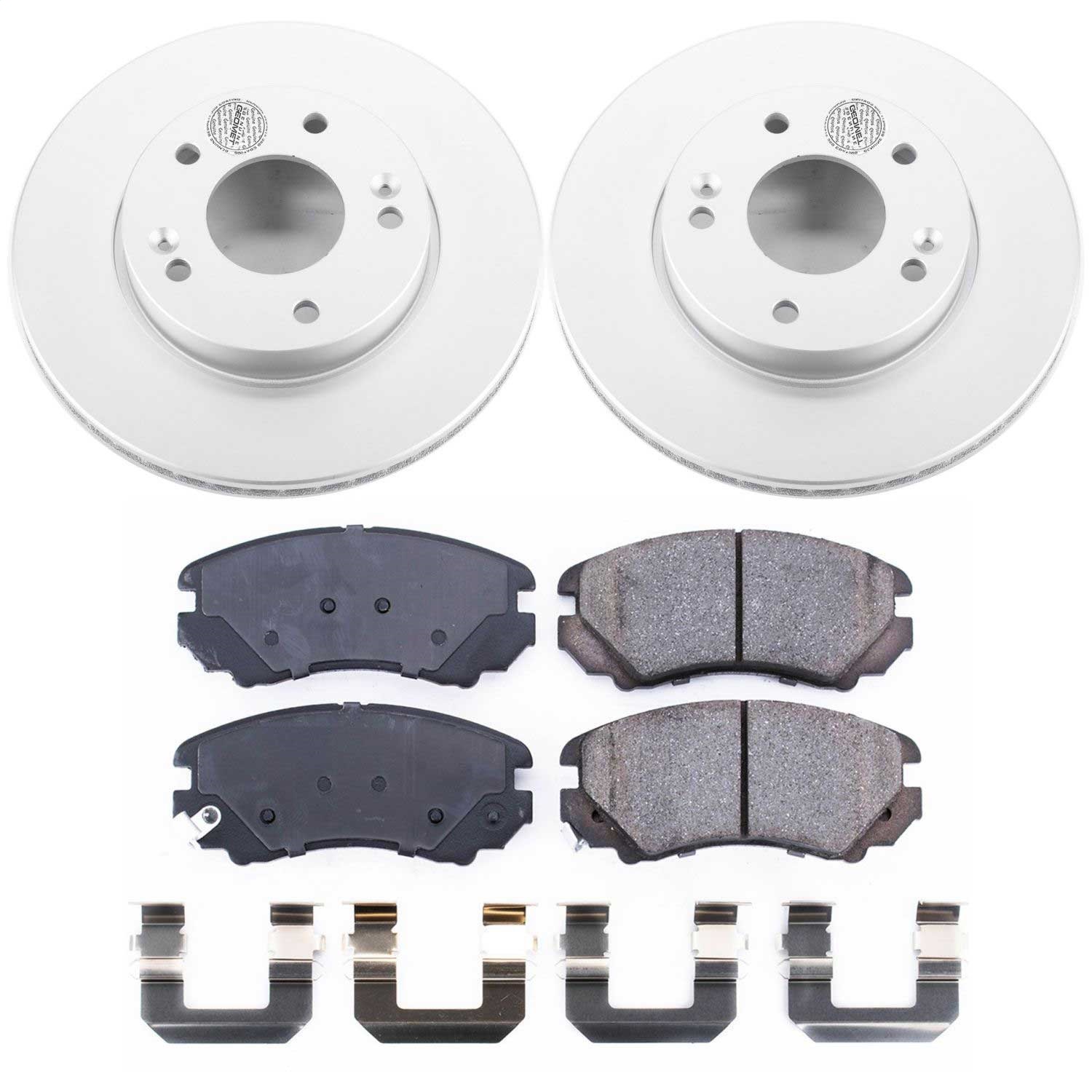 Power Stop - CRK6309 - Front - Disc Brake Pad and Rotor Kit