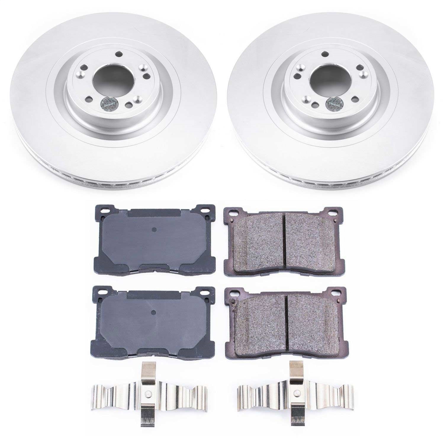 Power Stop - CRK6313 - Front - Disc Brake Pad and Rotor Kit