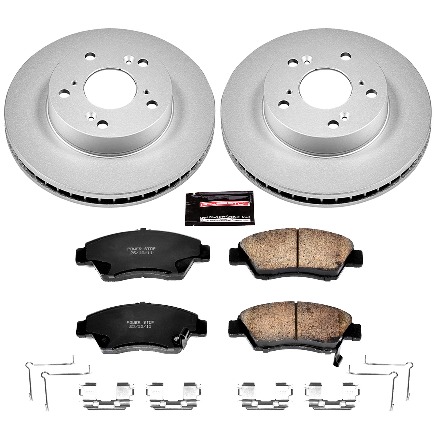 Power Stop - CRK6317 - Front - Disc Brake Pad and Rotor Kit