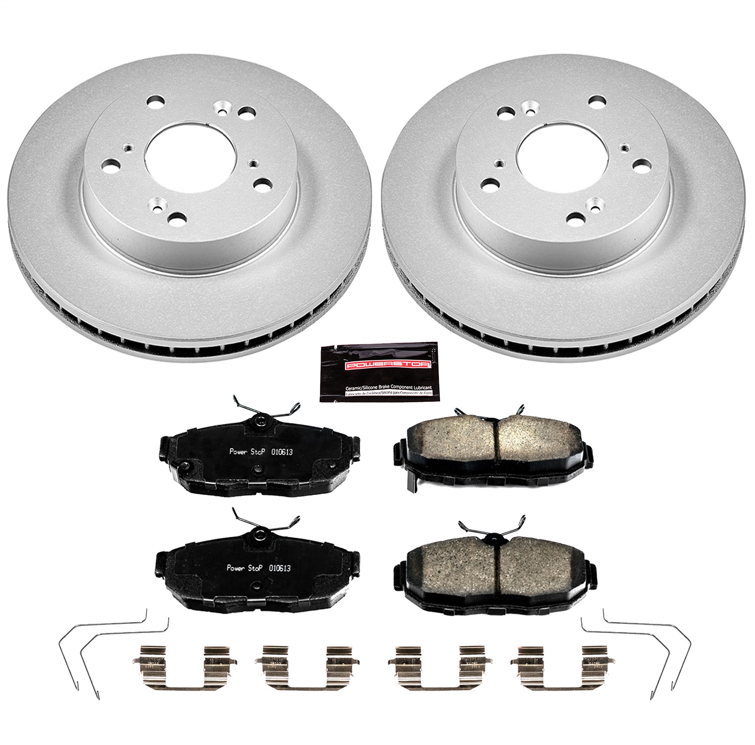 Power Stop - CRK6319 - Front - Disc Brake Pad and Rotor Kit