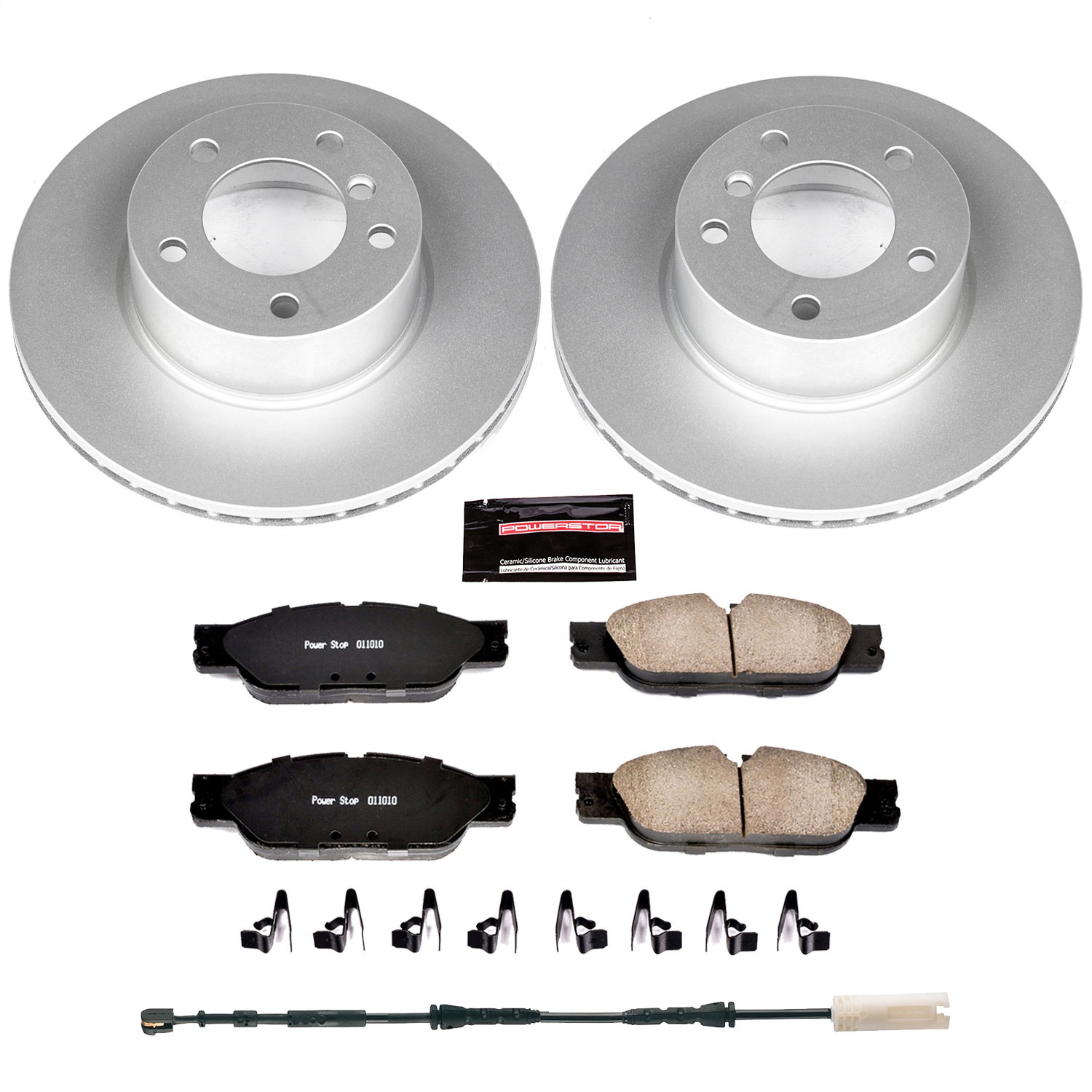 Power Stop - CRK6346 - Front - Disc Brake Pad and Rotor Kit