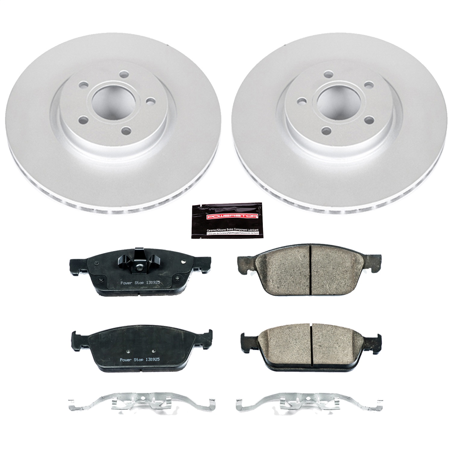 Power Stop - CRK6349 - Front - Disc Brake Pad and Rotor Kit