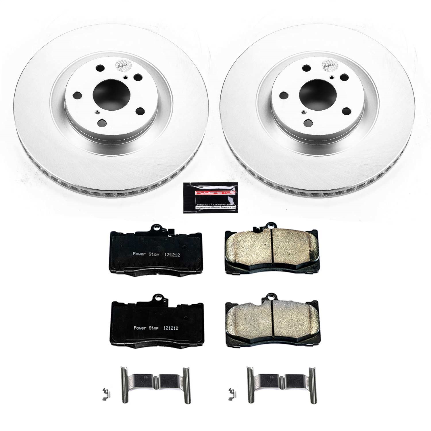 Power Stop - CRK6355 - Front - Disc Brake Pad and Rotor Kit