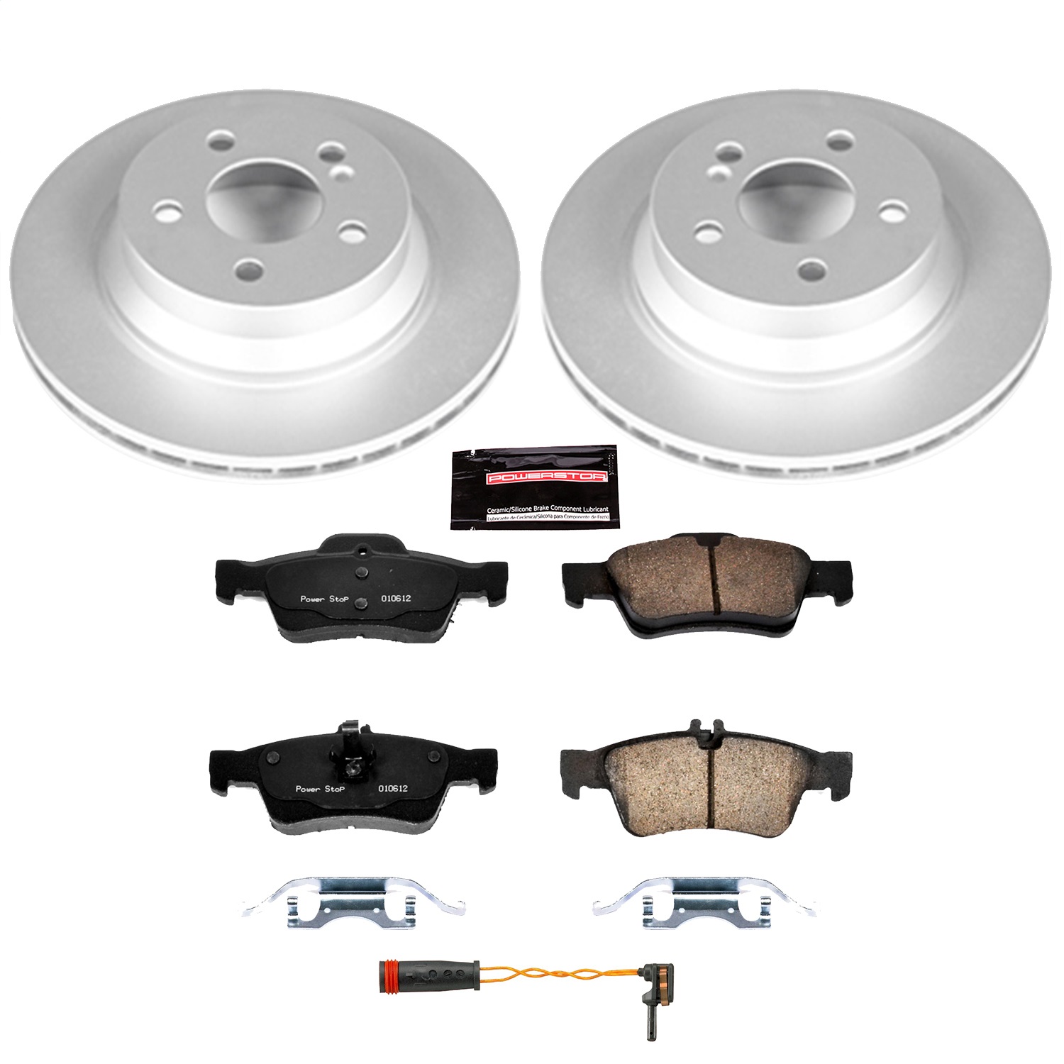 Power Stop - CRK6359 - Rear - Disc Brake Pad and Rotor Kit