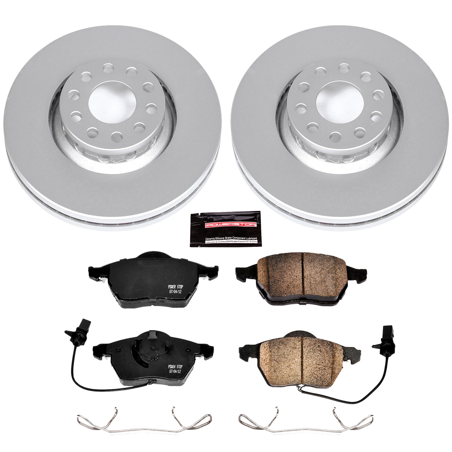 Power Stop - CRK636 - Front - Disc Brake Pad and Rotor Kit