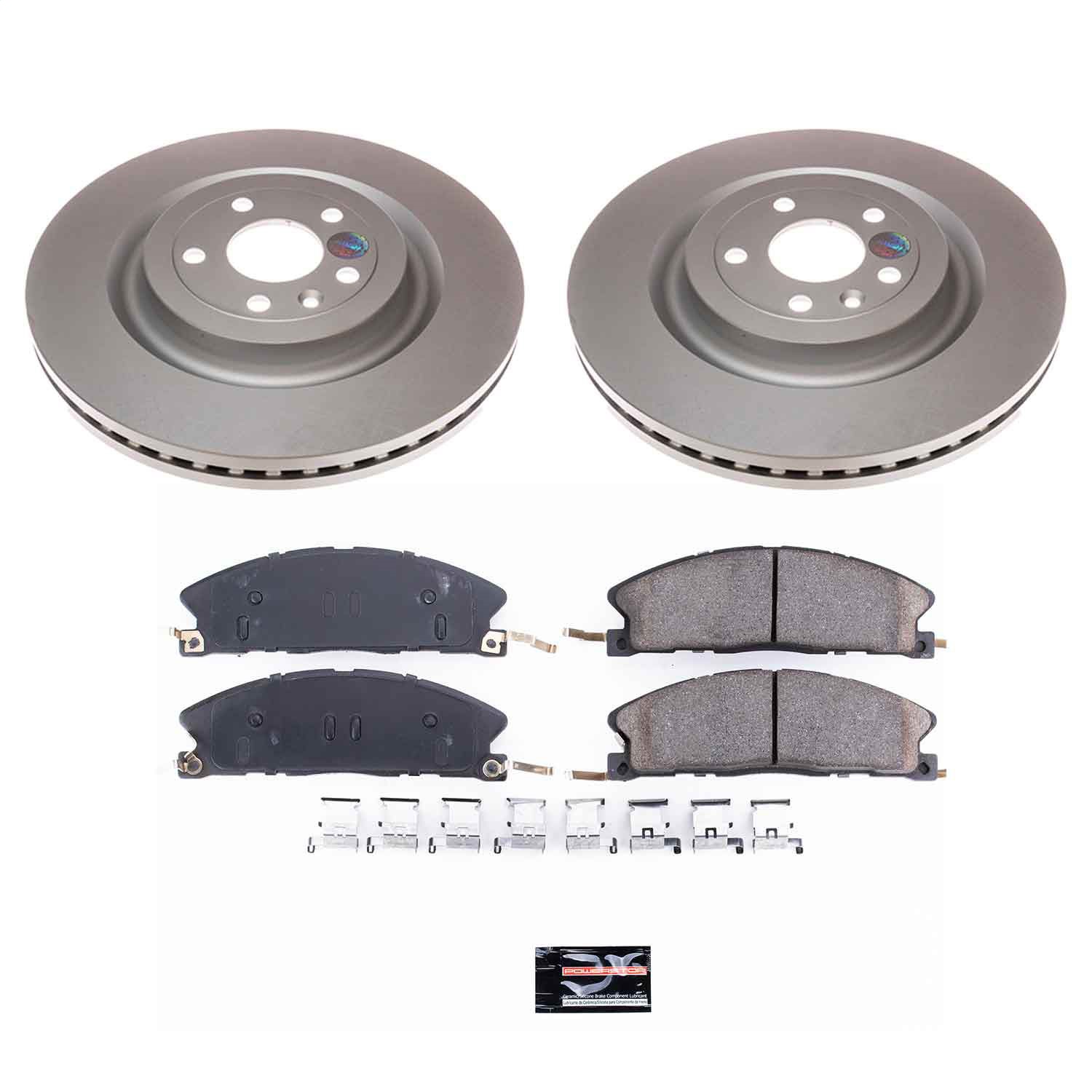 Power Stop - CRK6374 - Front - Disc Brake Pad and Rotor Kit