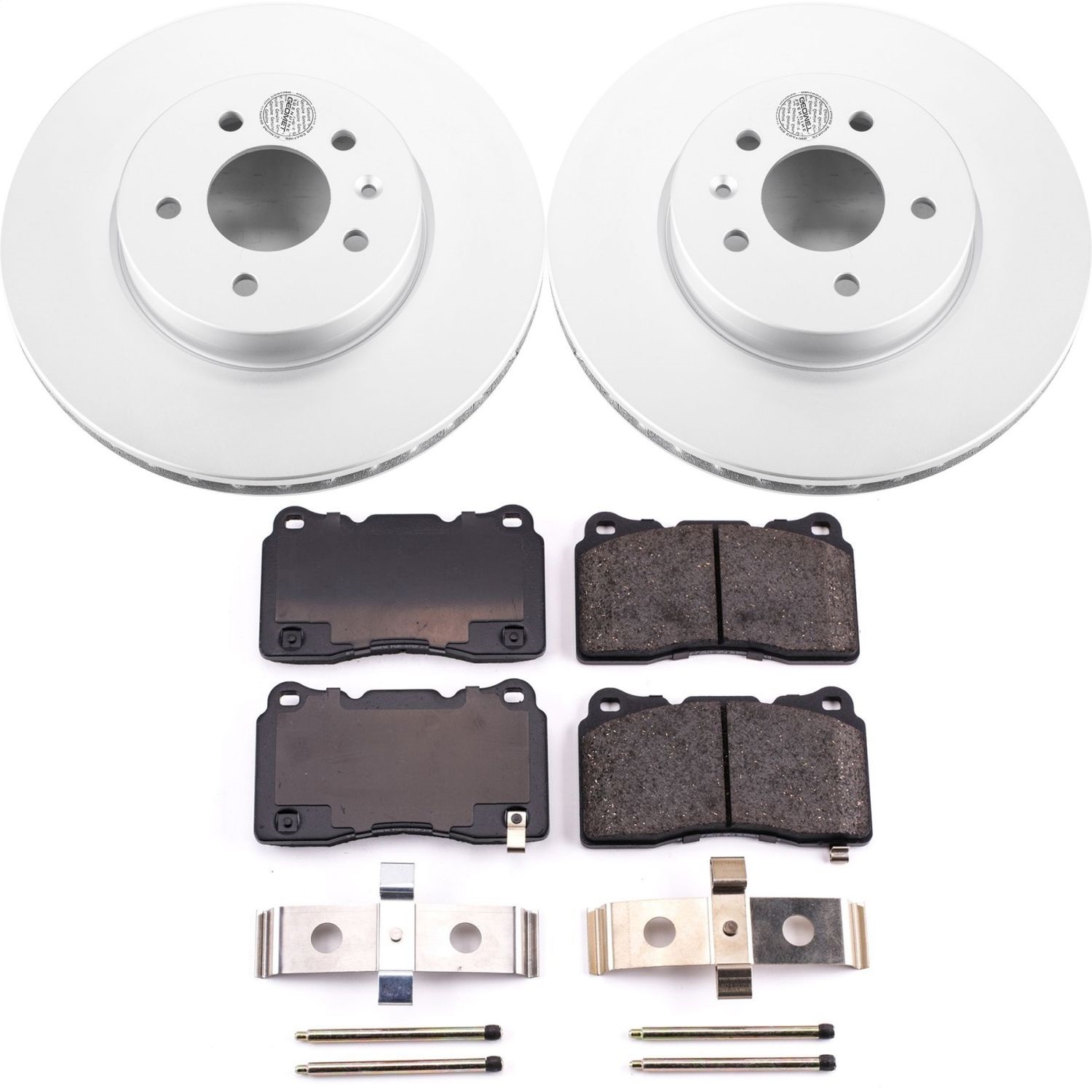 Power Stop - CRK6389 - Front - Disc Brake Pad and Rotor Kit