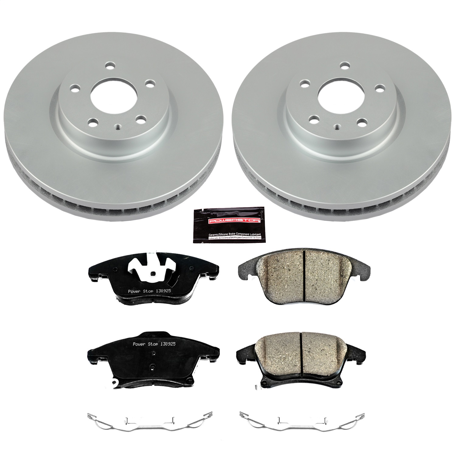 Power Stop - CRK6399 - Front - Disc Brake Pad and Rotor Kit
