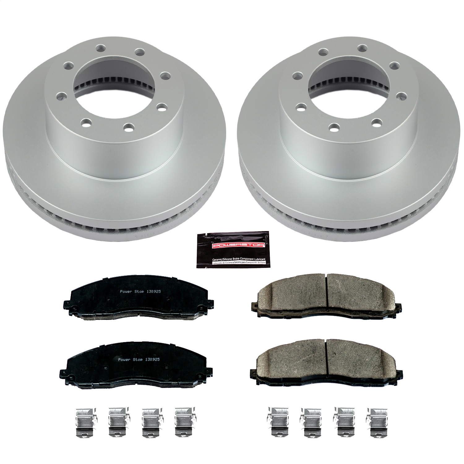 Power Stop - CRK6403 - Front - Disc Brake Pad and Rotor Kit