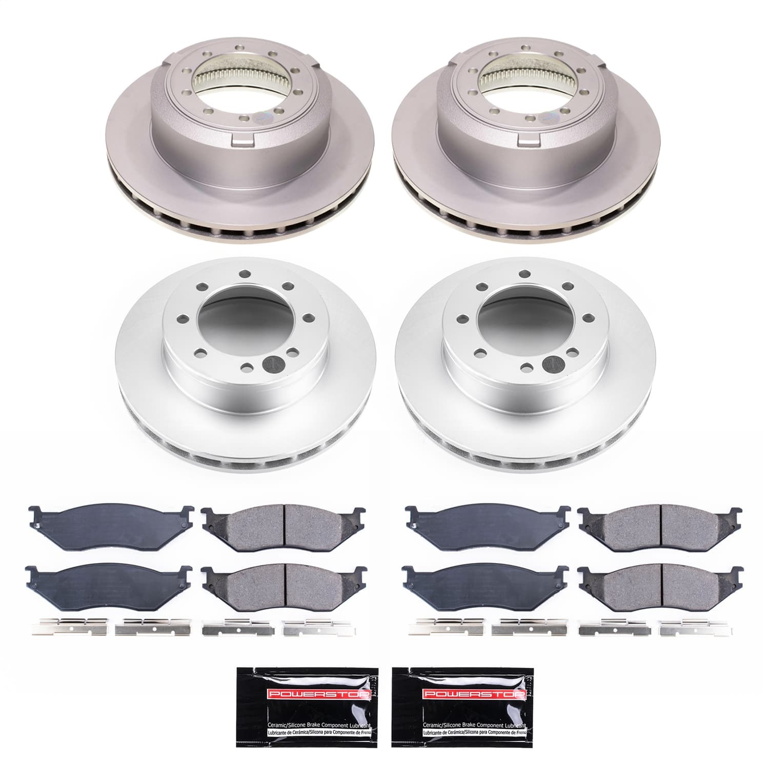 Power Stop - CRK6408 - Front and Rear - Disc Brake Pad and Rotor Kit